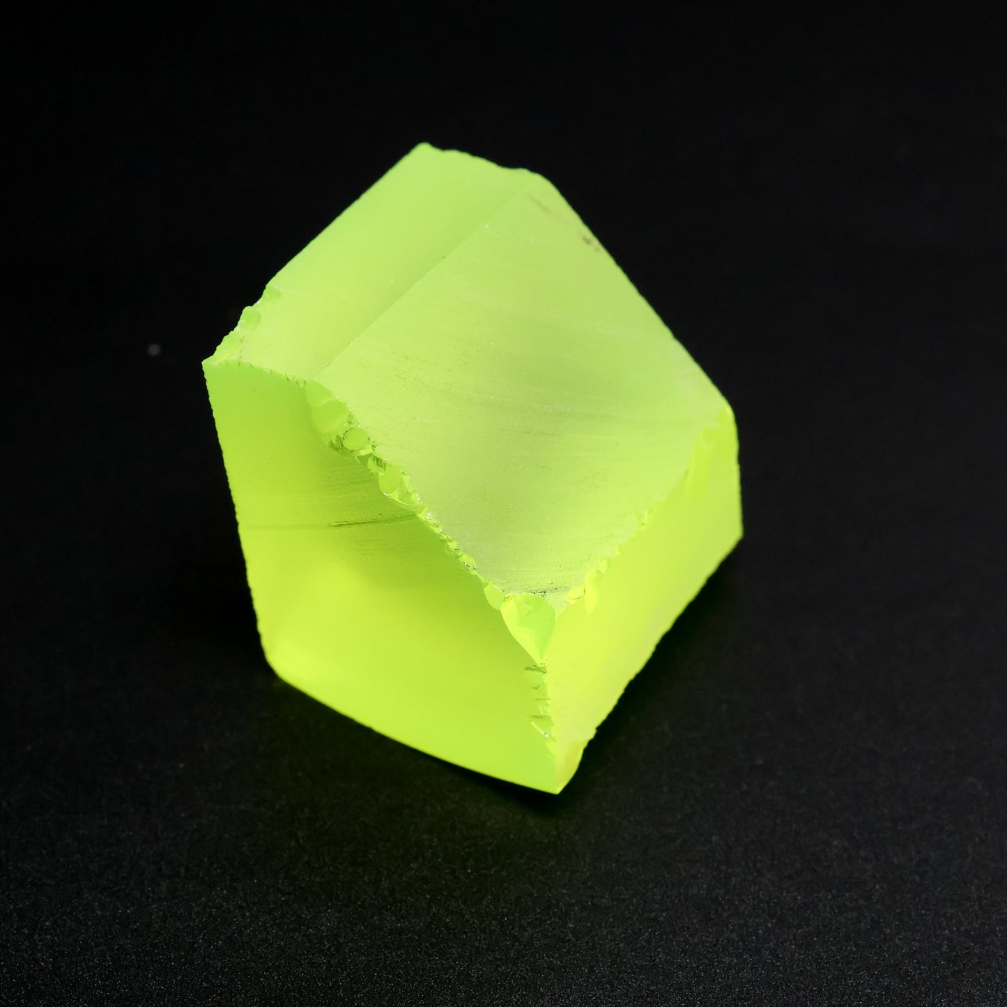 Lab-Grown LuAG Garnet – Intense UV Reactive Gemstone Rough