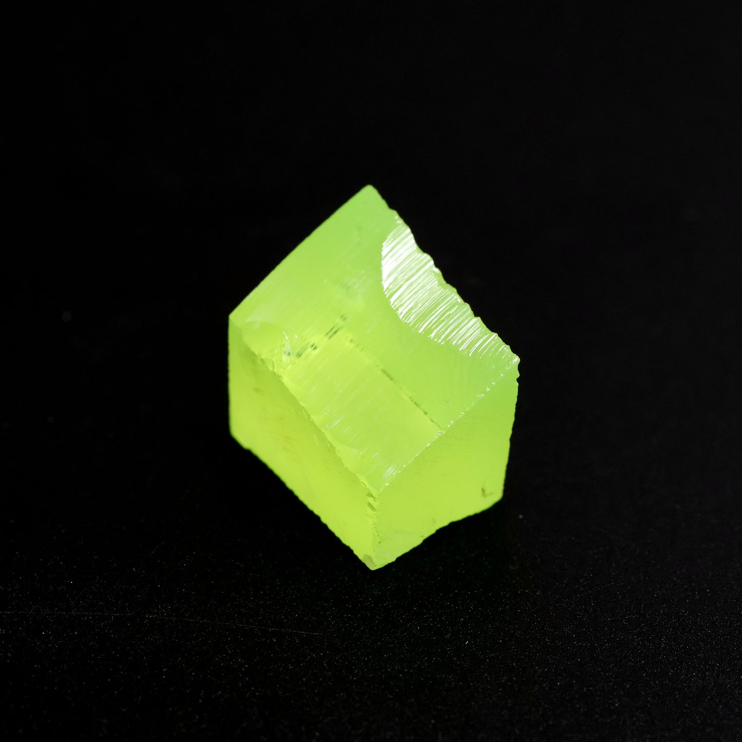 Lab-Grown LuAG Garnet – Intense UV Reactive Gemstone Rough