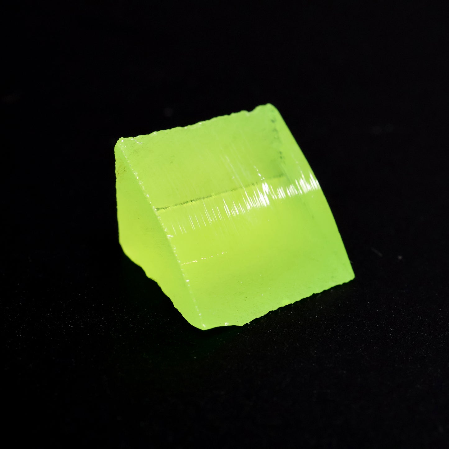 Lab-Grown LuAG Garnet – Intense UV Reactive Gemstone Rough