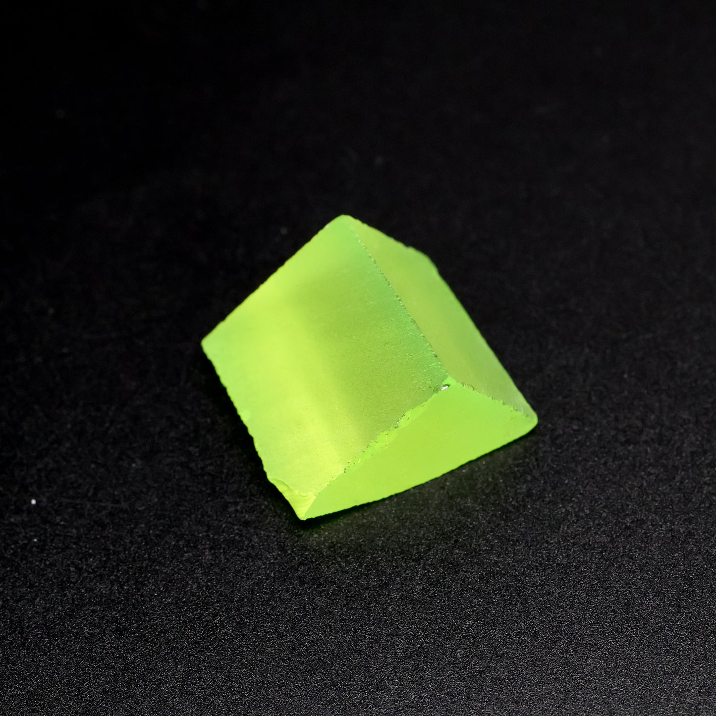 Lab-Grown LuAG Garnet – Intense UV Reactive Gemstone Rough