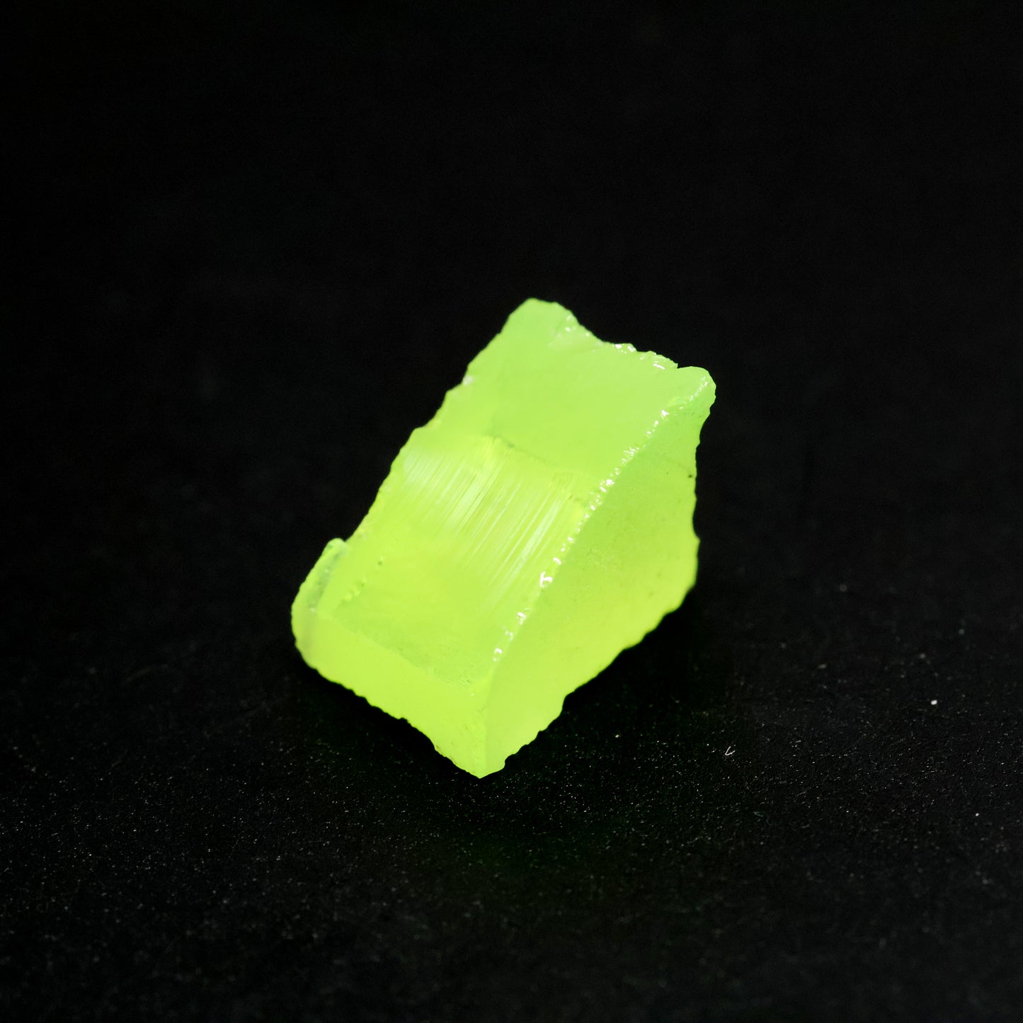 Lab-Grown LuAG Garnet – Intense UV Reactive Gemstone Rough