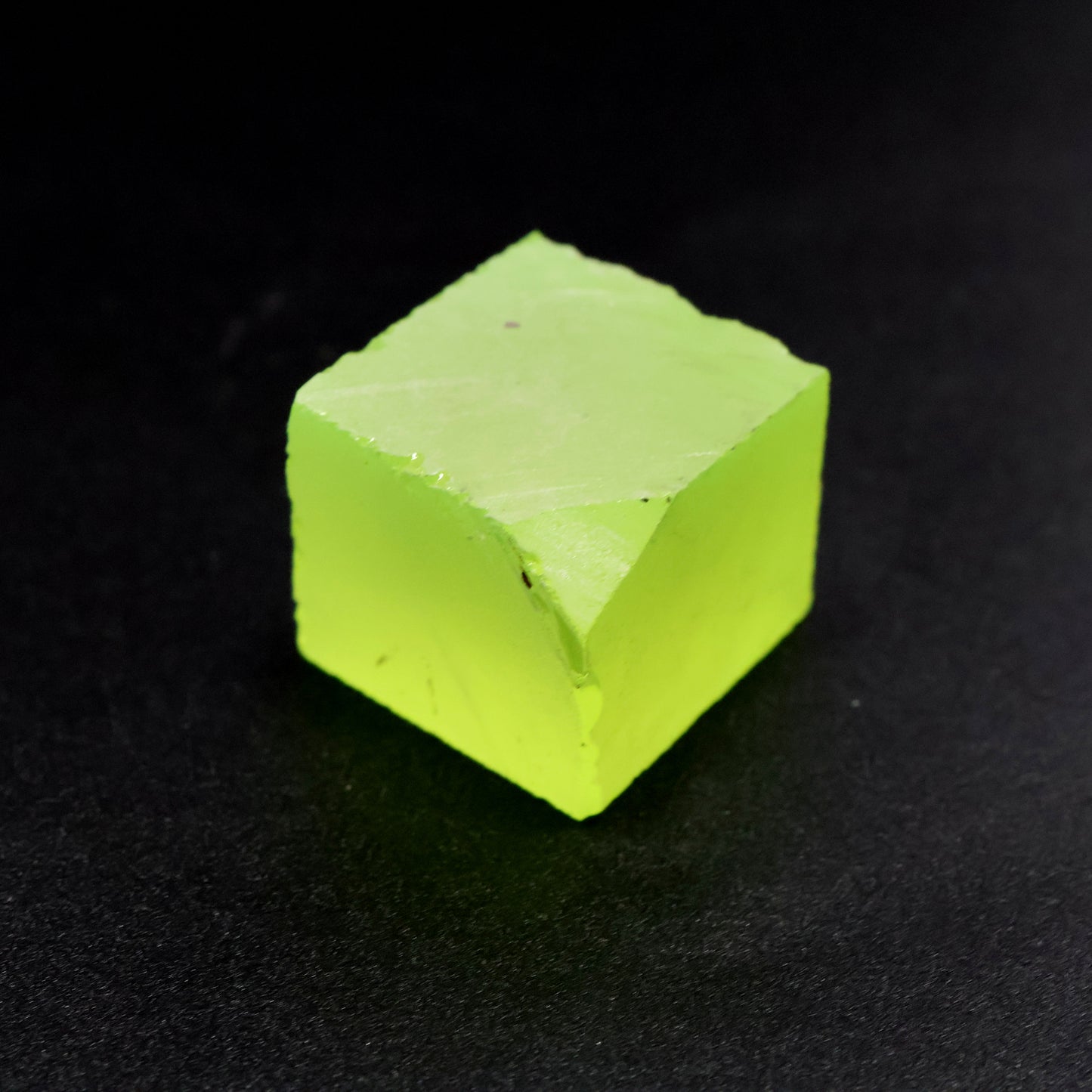 Lab-Grown LuAG Garnet – Intense UV Reactive Gemstone Rough