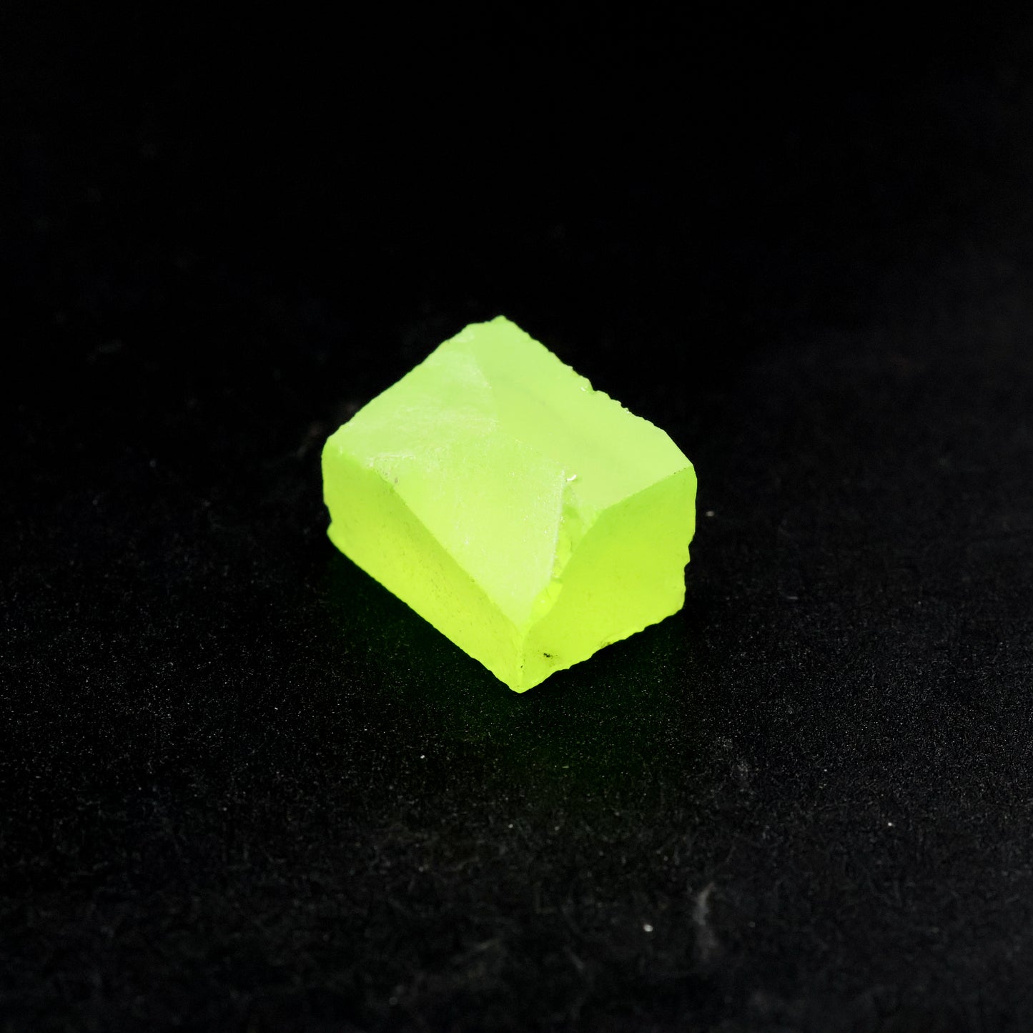 Lab-Grown LuAG Garnet – Intense UV Reactive Gemstone Rough