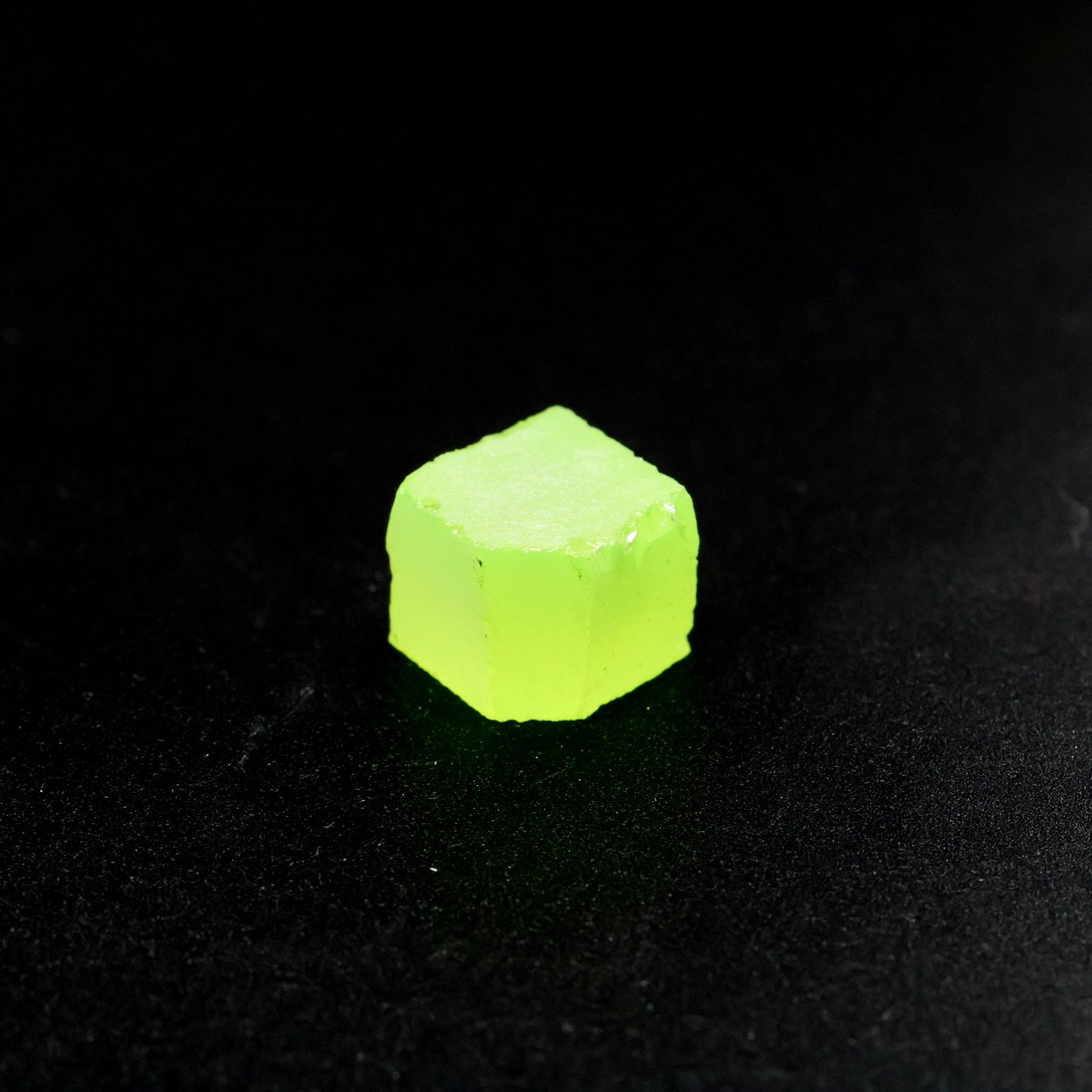 Lab-Grown LuAG Garnet – Intense UV Reactive Gemstone Rough