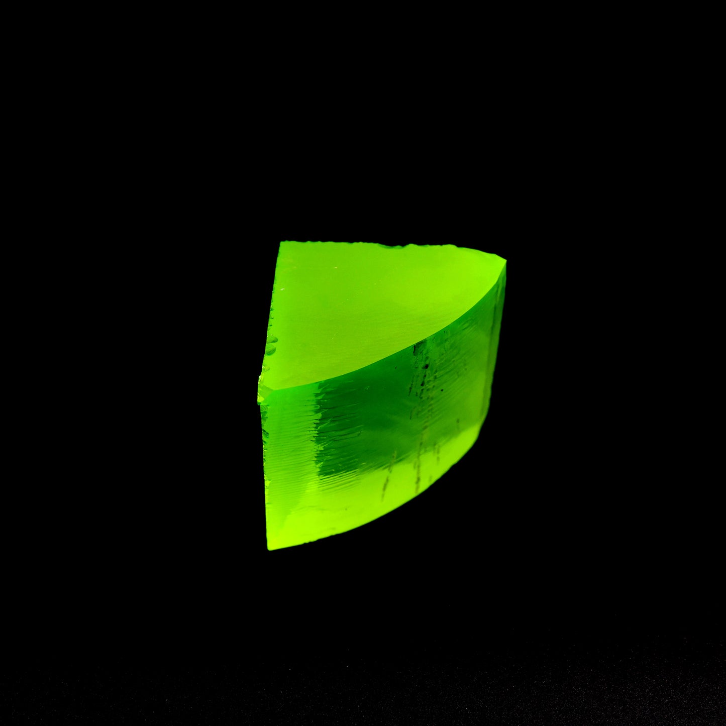 Lab-Grown LuAG Garnet – Intense UV Reactive Gemstone Rough