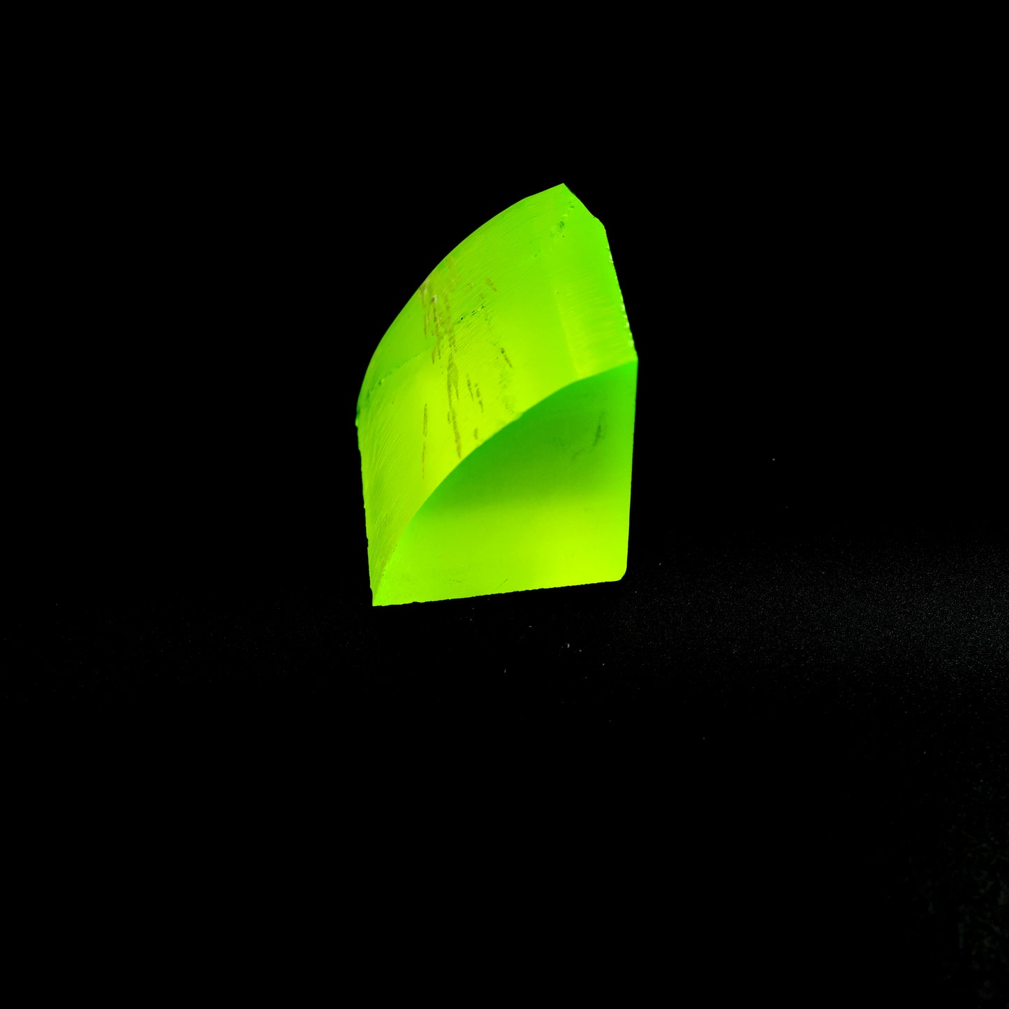 Lab-Grown LuAG Garnet – Intense UV Reactive Gemstone Rough