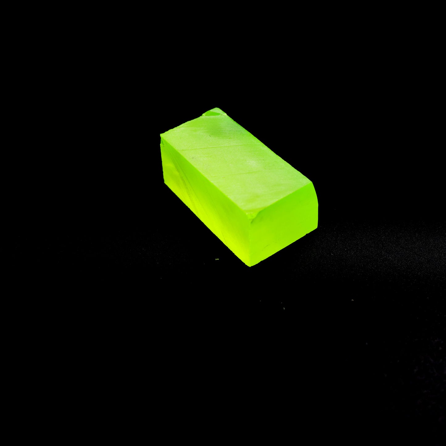 Lab-Grown LuAG Garnet – Intense UV Reactive Gemstone Rough