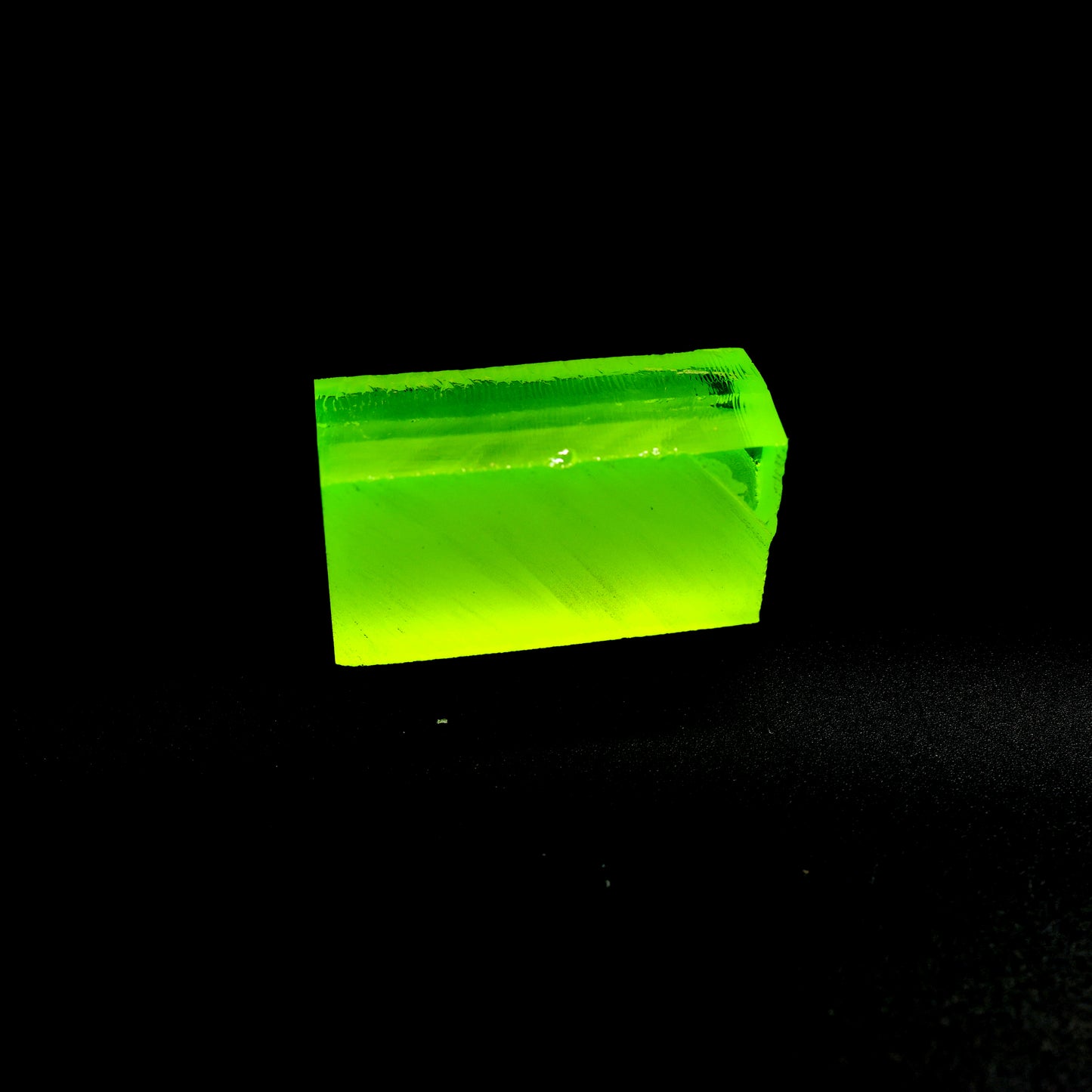 Lab-Grown LuAG Garnet – Intense UV Reactive Gemstone Rough