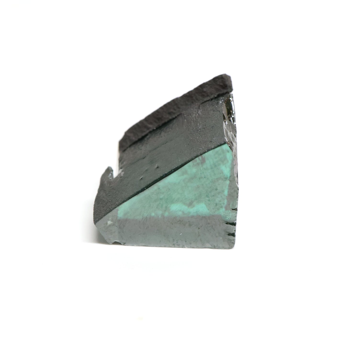 Green Moissanite - Grade A - Faceting Rough