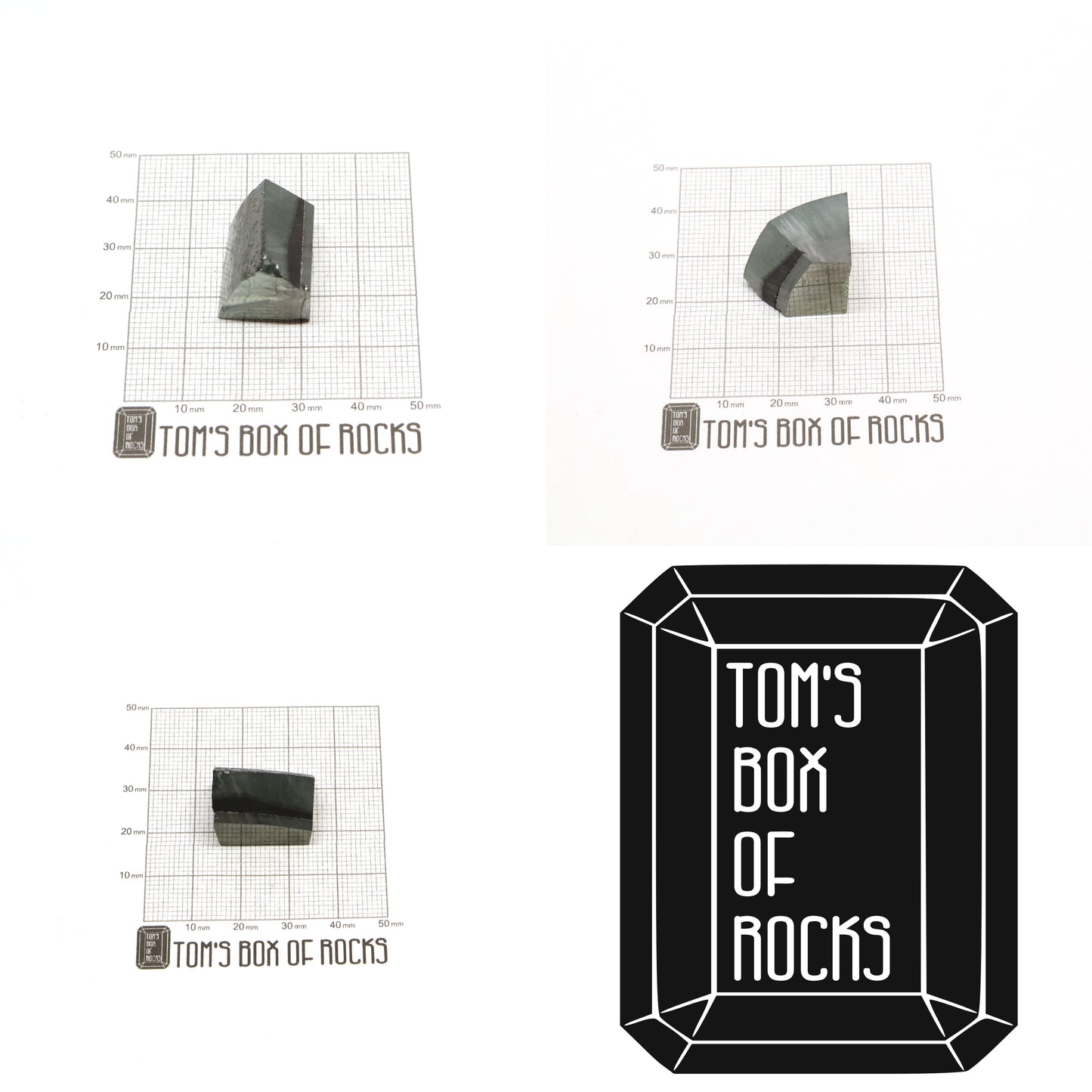 Cyan Moissanite - Grade A - Faceting Rough