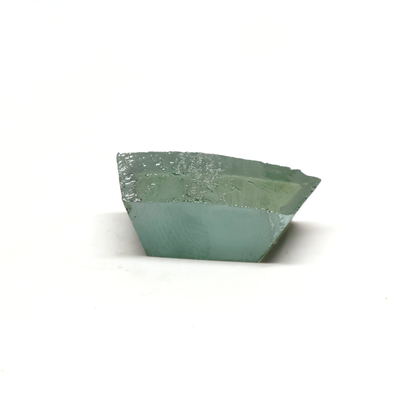 Cyan Moissanite - Grade A - Faceting Rough