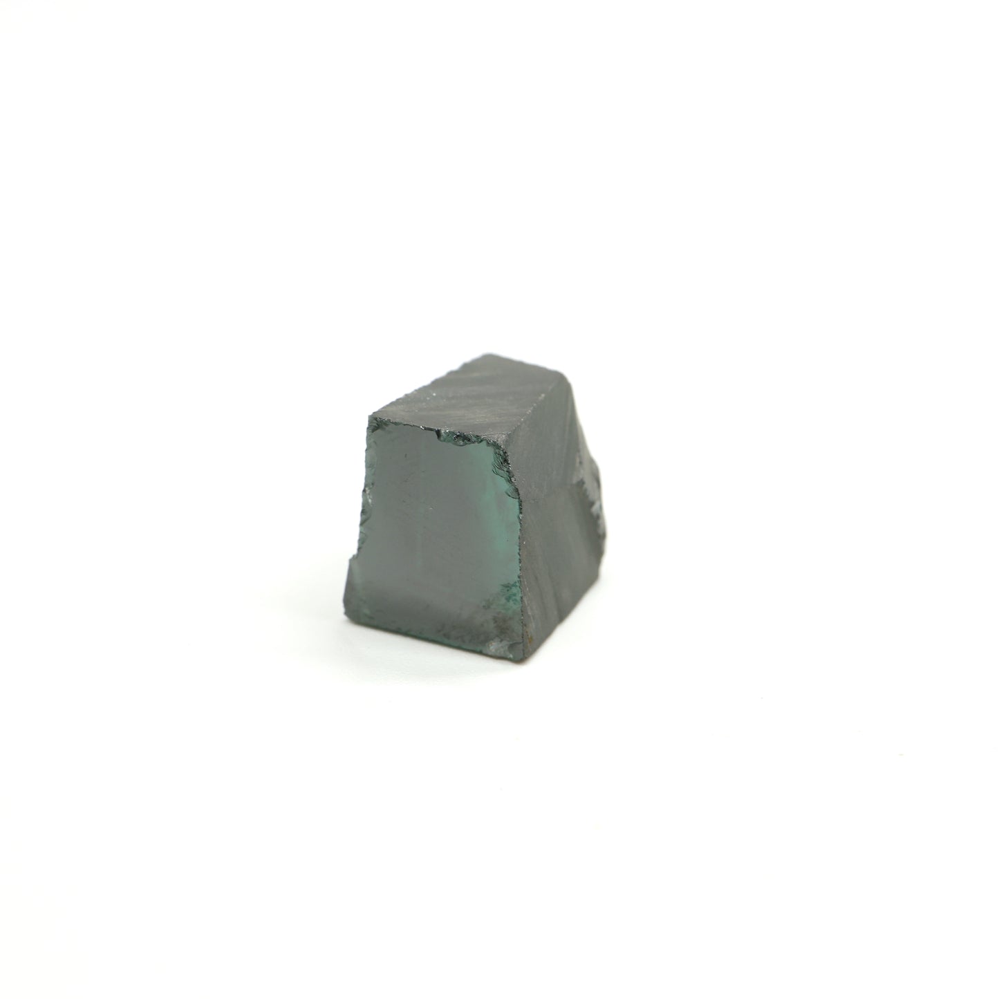 Green Moissanite - Grade A - Faceting Rough