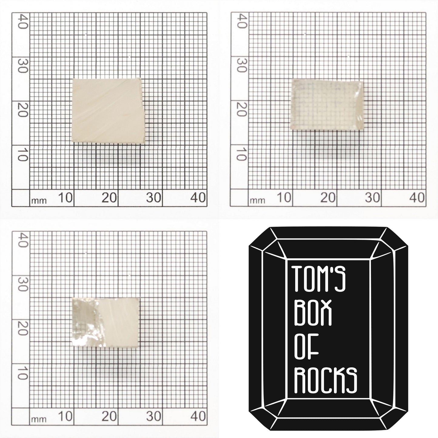 White DEF Color Moissanite - Grade A - Faceting Rough