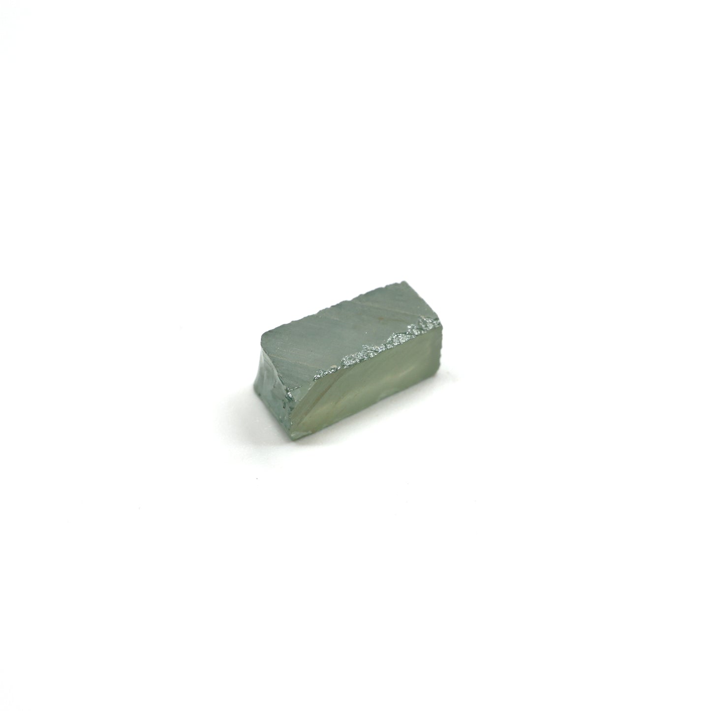 Cyan Moissanite - Grade A - Faceting Rough