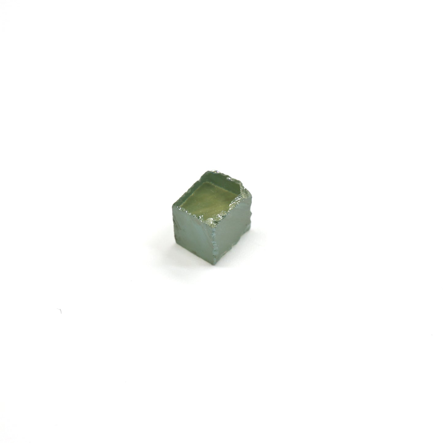 Cyan Moissanite - Grade A - Faceting Rough