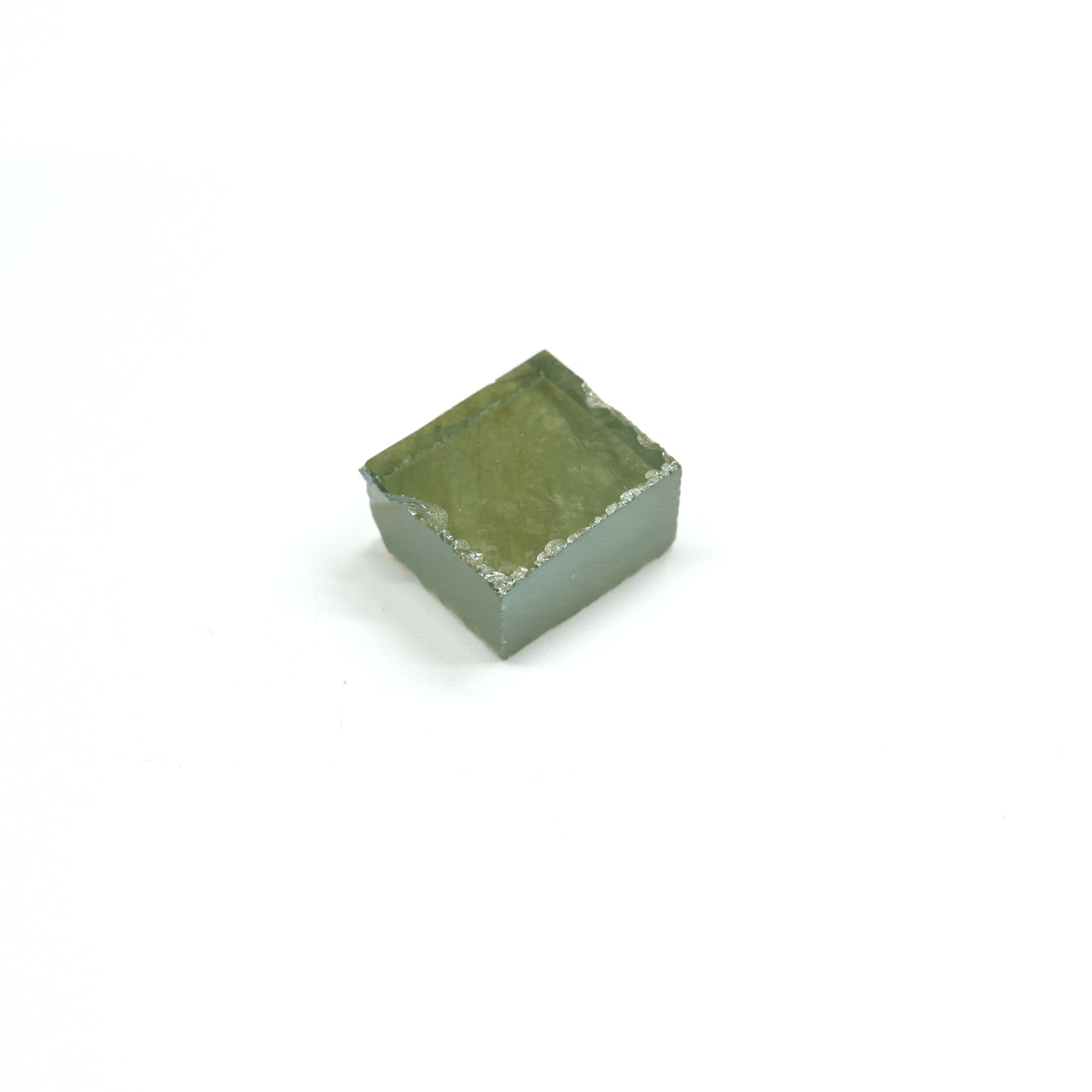 Cyan Moissanite - Grade A - Faceting Rough