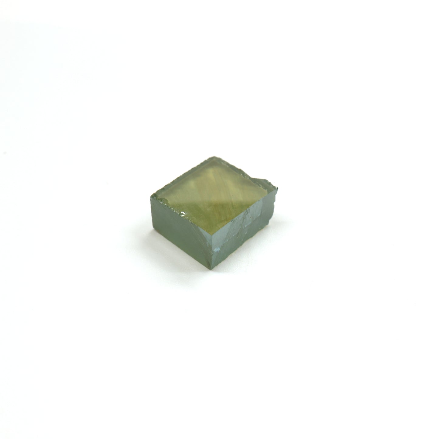 Cyan Moissanite - Grade A - Faceting Rough