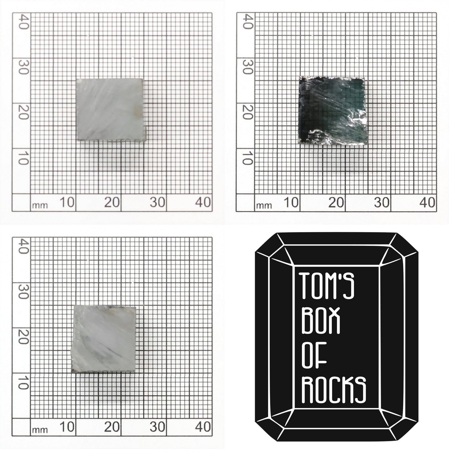 Cyan Moissanite - Grade A - Faceting Rough