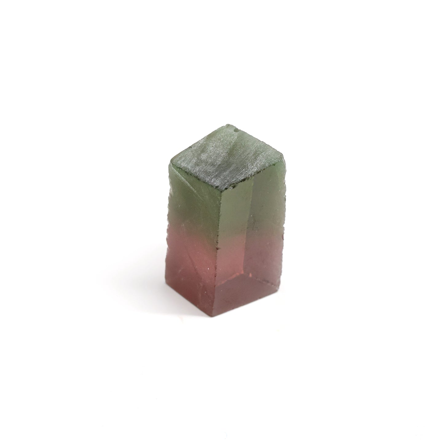 Nanosital Simulated Watermelon Tourmaline (New Style) Lab Created Faceting Rough for Gem Cutting -Various Sizes