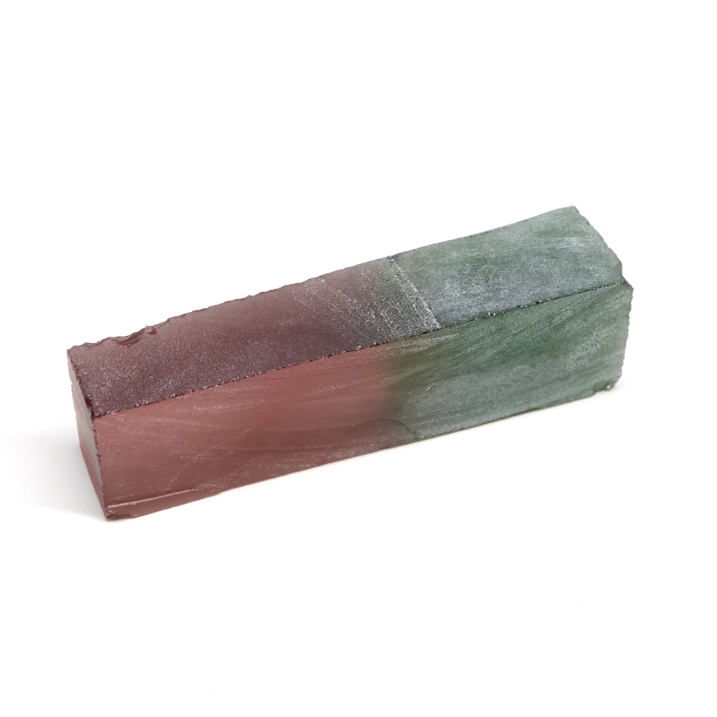 Nanosital Simulated Watermelon Tourmaline (New Style) Lab Created Faceting Rough for Gem Cutting -Various Sizes