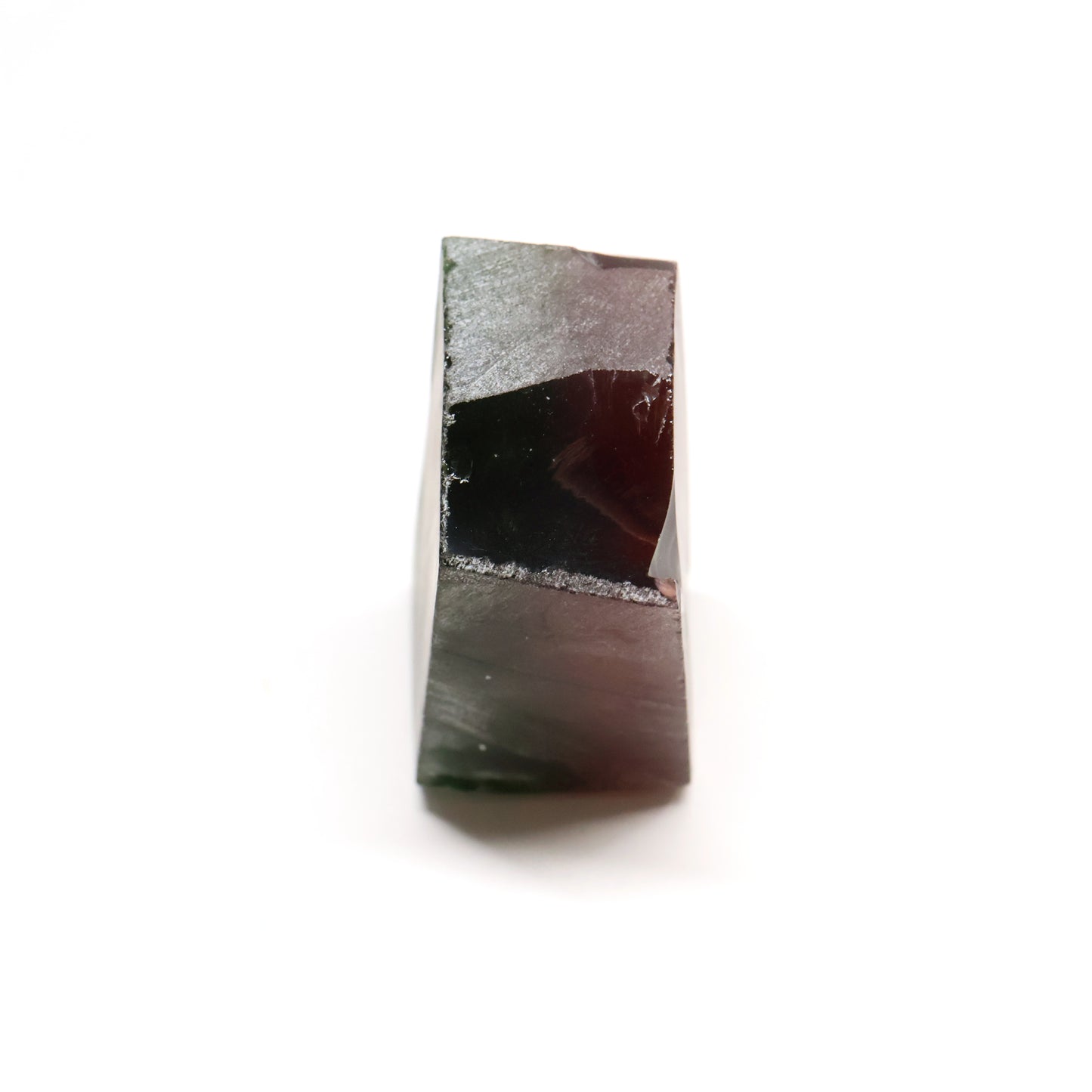 Nanosital Simulated Watermelon Tourmaline (New Style) Lab Created Faceting Rough for Gem Cutting -Various Sizes