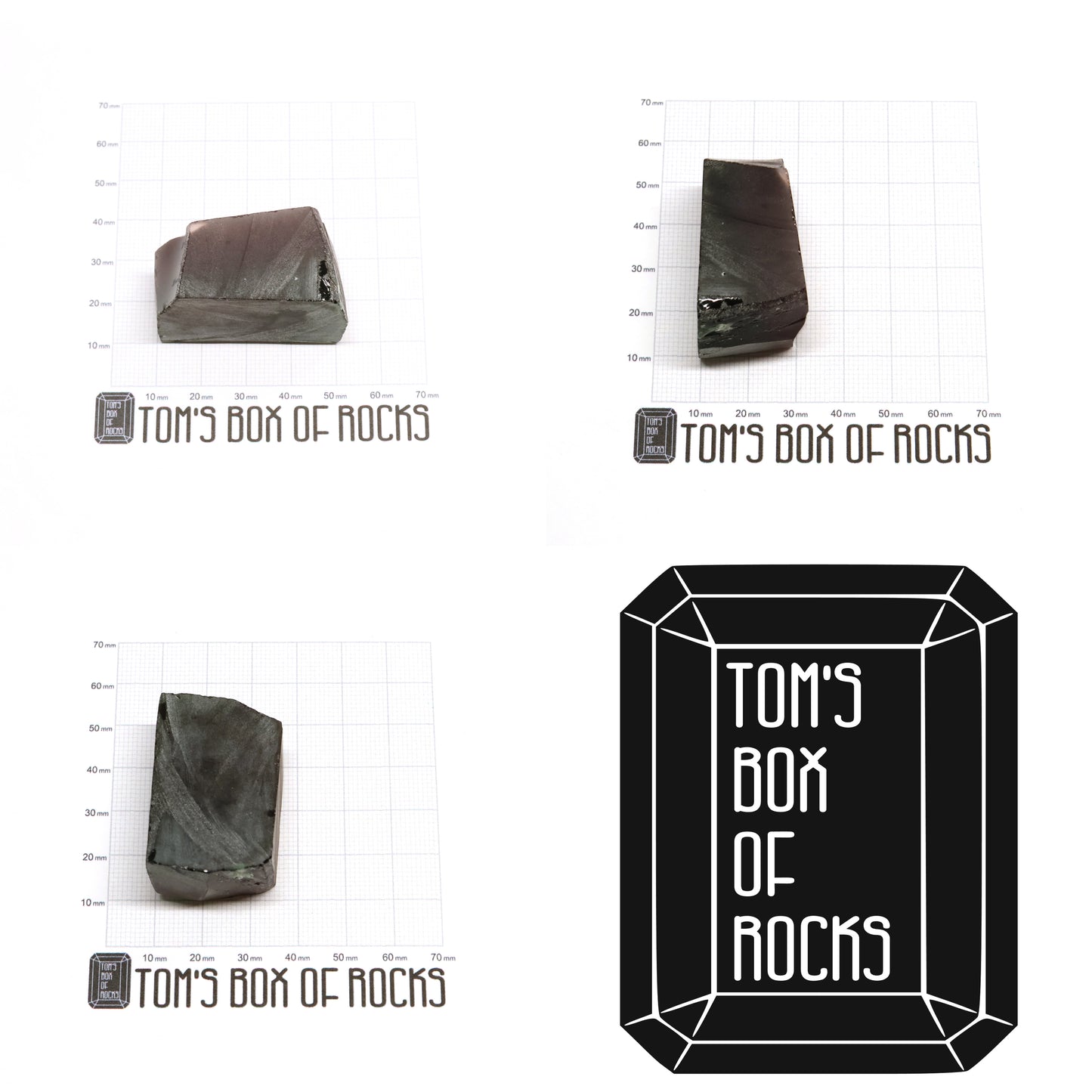 Nanosital Simulated Watermelon Tourmaline (New Style) Lab Created Faceting Rough for Gem Cutting -Various Sizes