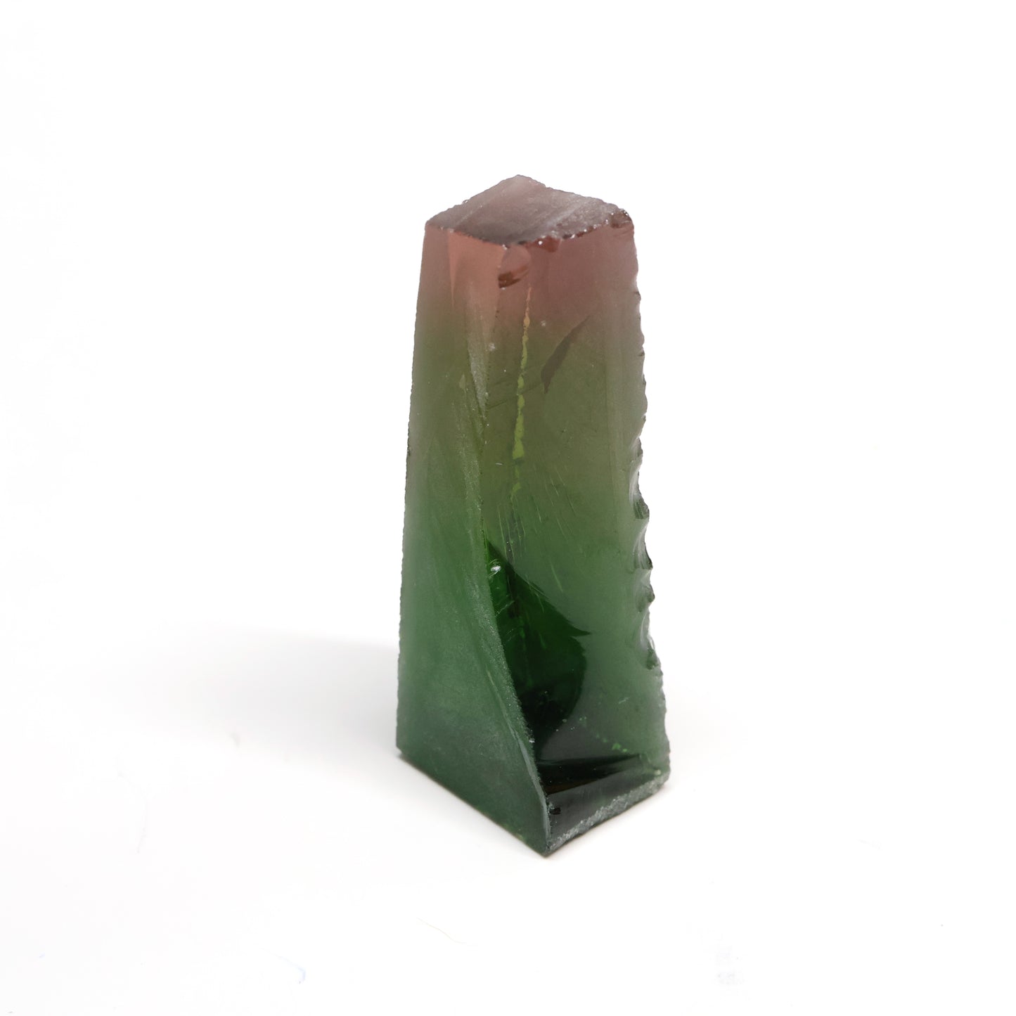 Nanosital Simulated Watermelon Tourmaline (New Style) Lab Created Faceting Rough for Gem Cutting -Various Sizes