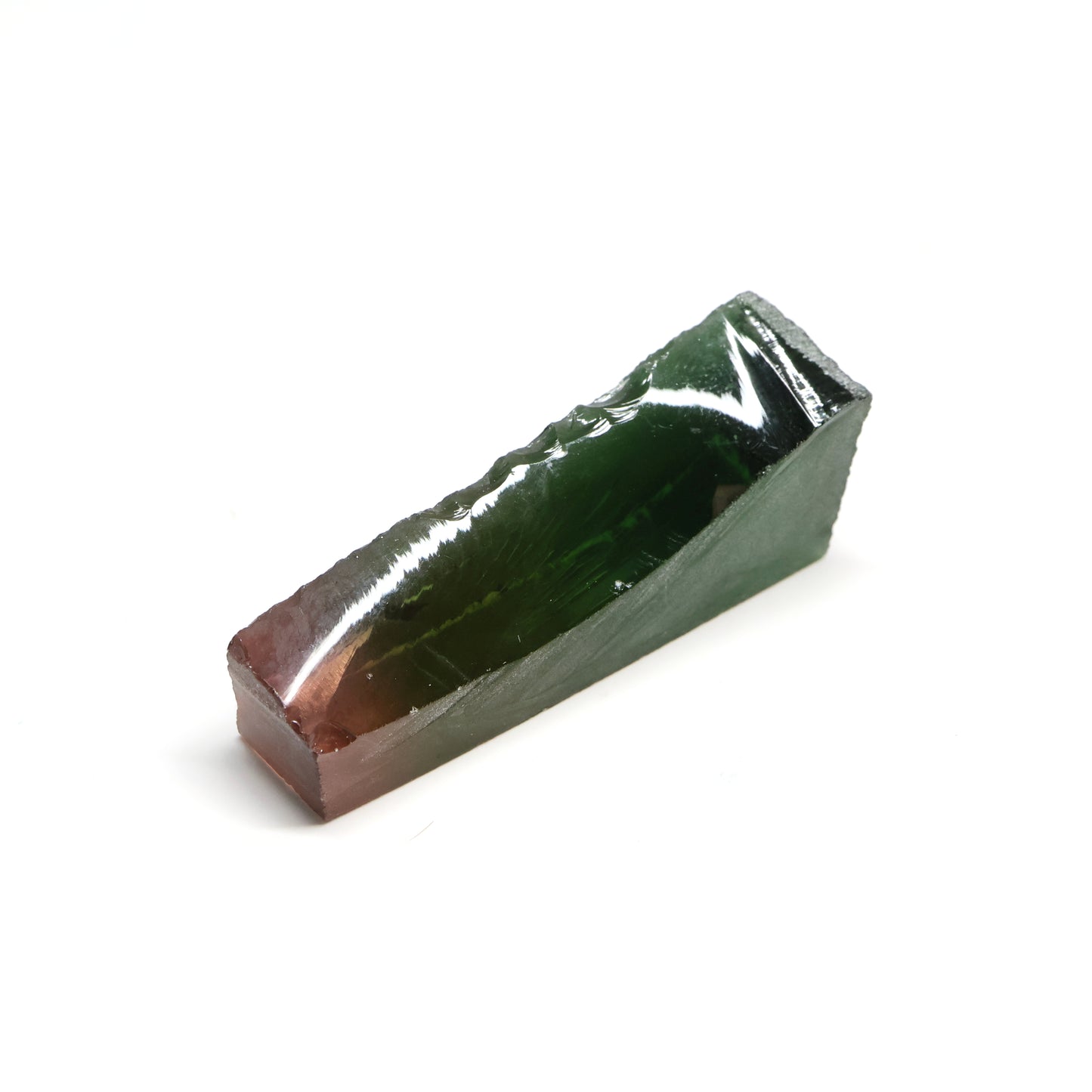 Nanosital Simulated Watermelon Tourmaline (New Style) Lab Created Faceting Rough for Gem Cutting -Various Sizes