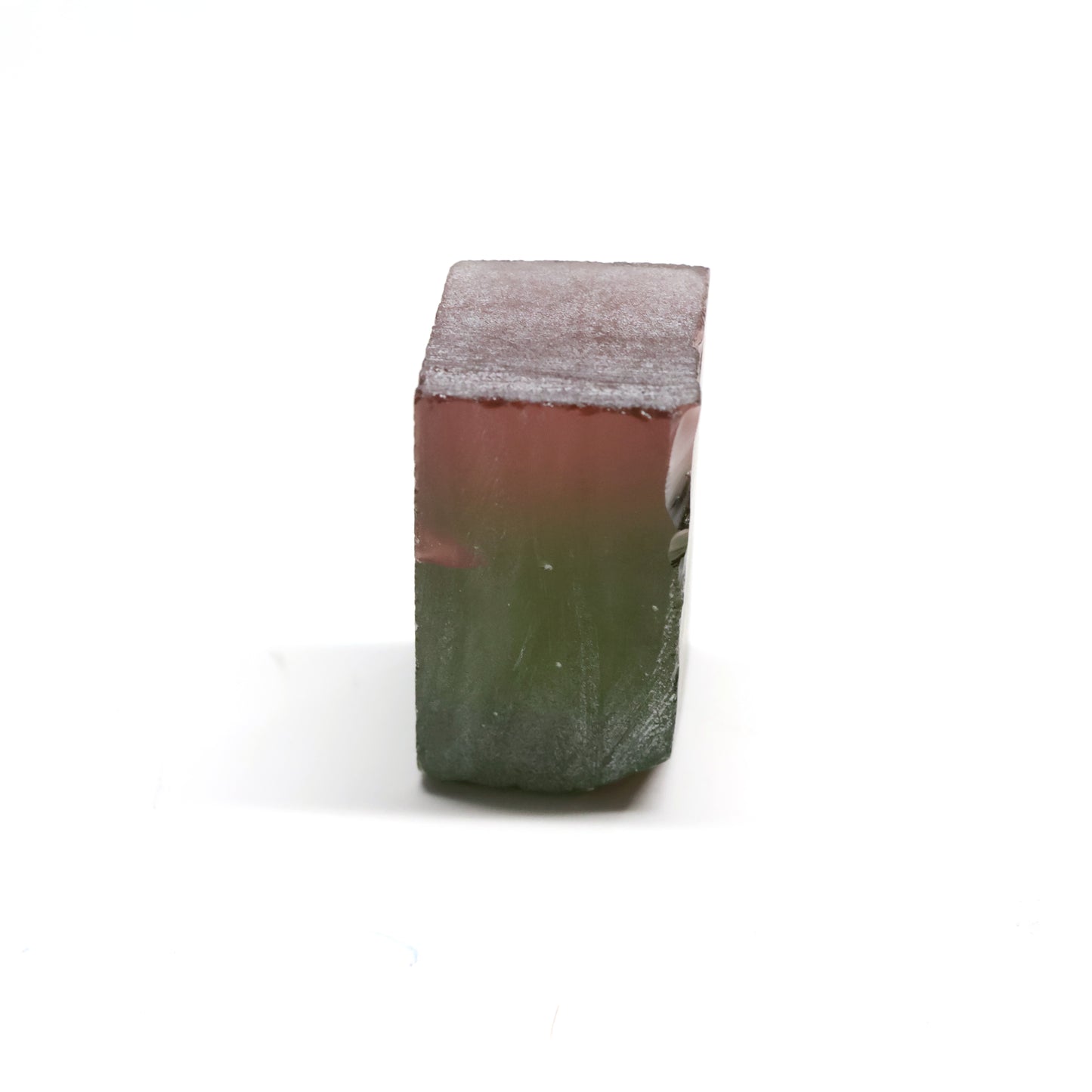 Nanosital Simulated Watermelon Tourmaline (New Style) Lab Created Faceting Rough for Gem Cutting -Various Sizes