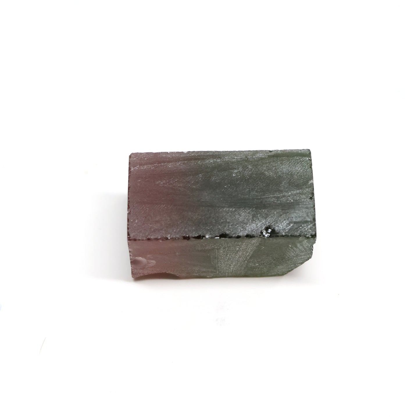 Nanosital Simulated Watermelon Tourmaline (New Style) Lab Created Faceting Rough for Gem Cutting -Various Sizes