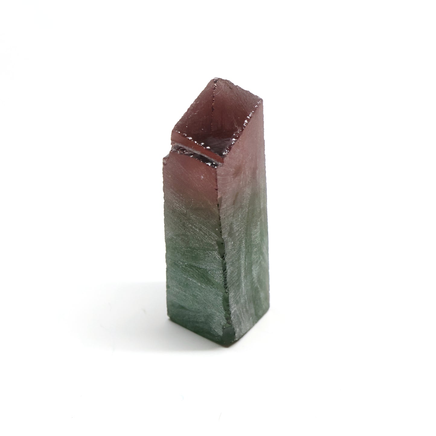 Nanosital Simulated Watermelon Tourmaline (New Style) Lab Created Faceting Rough for Gem Cutting -Various Sizes