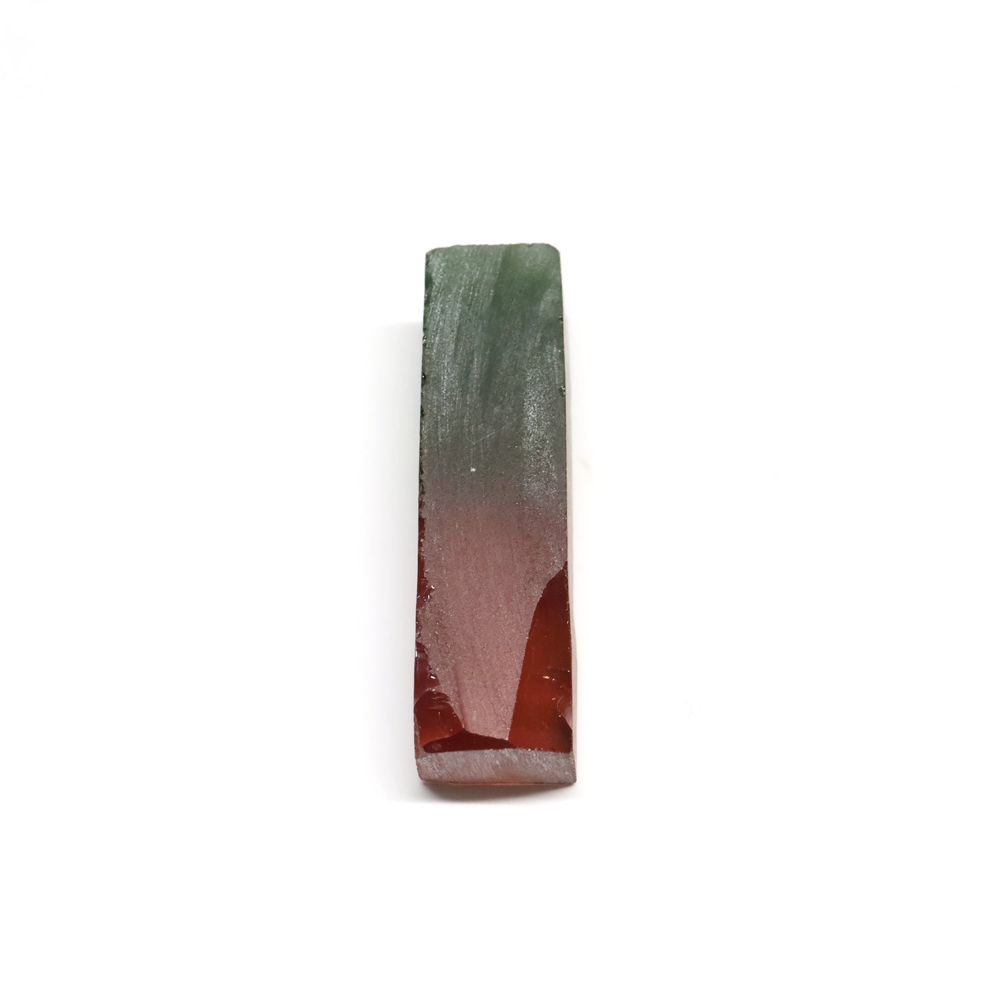 Nanosital Simulated Watermelon Tourmaline (New Style) Lab Created Faceting Rough for Gem Cutting -Various Sizes