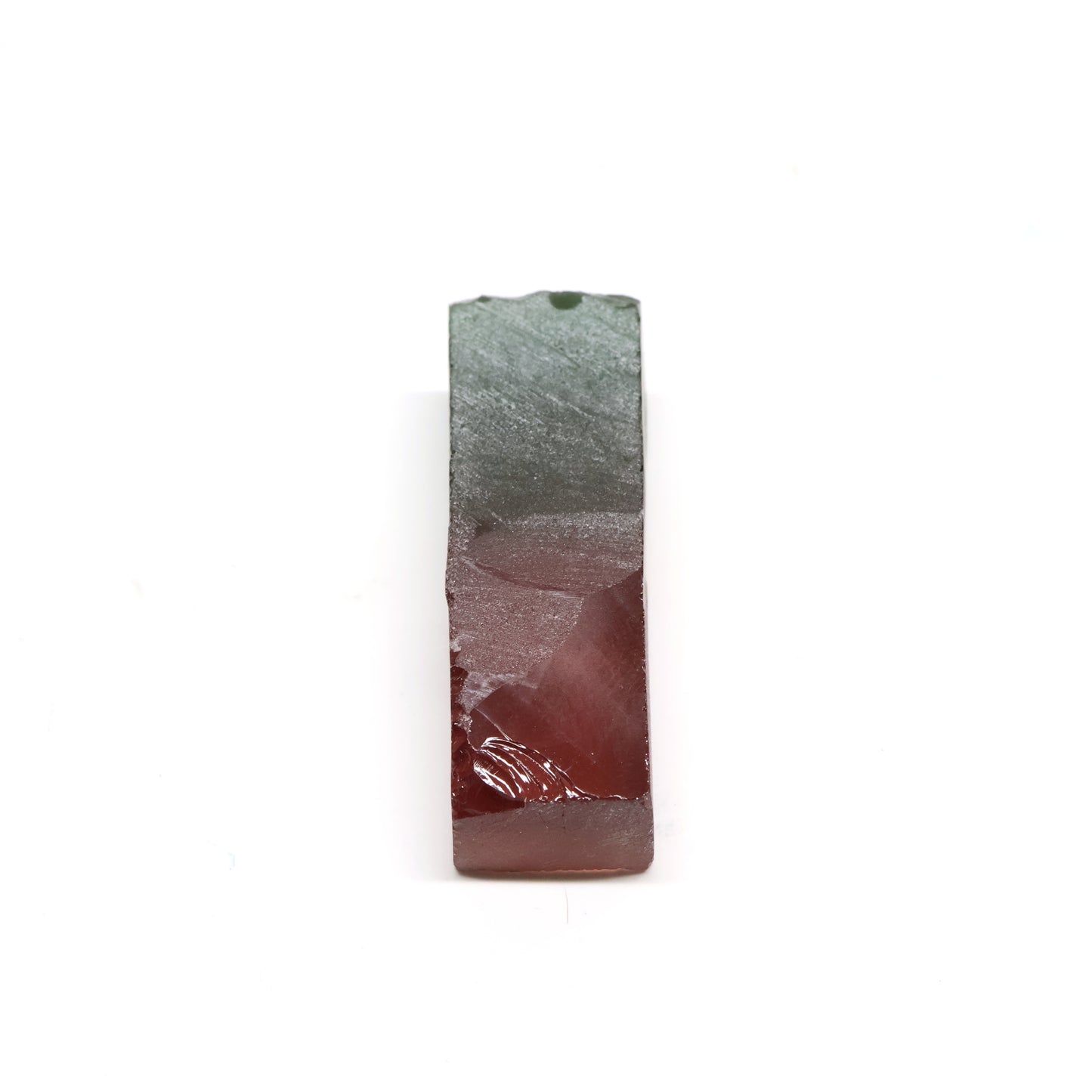 Nanosital Simulated Watermelon Tourmaline (New Style) Lab Created Faceting Rough for Gem Cutting -Various Sizes