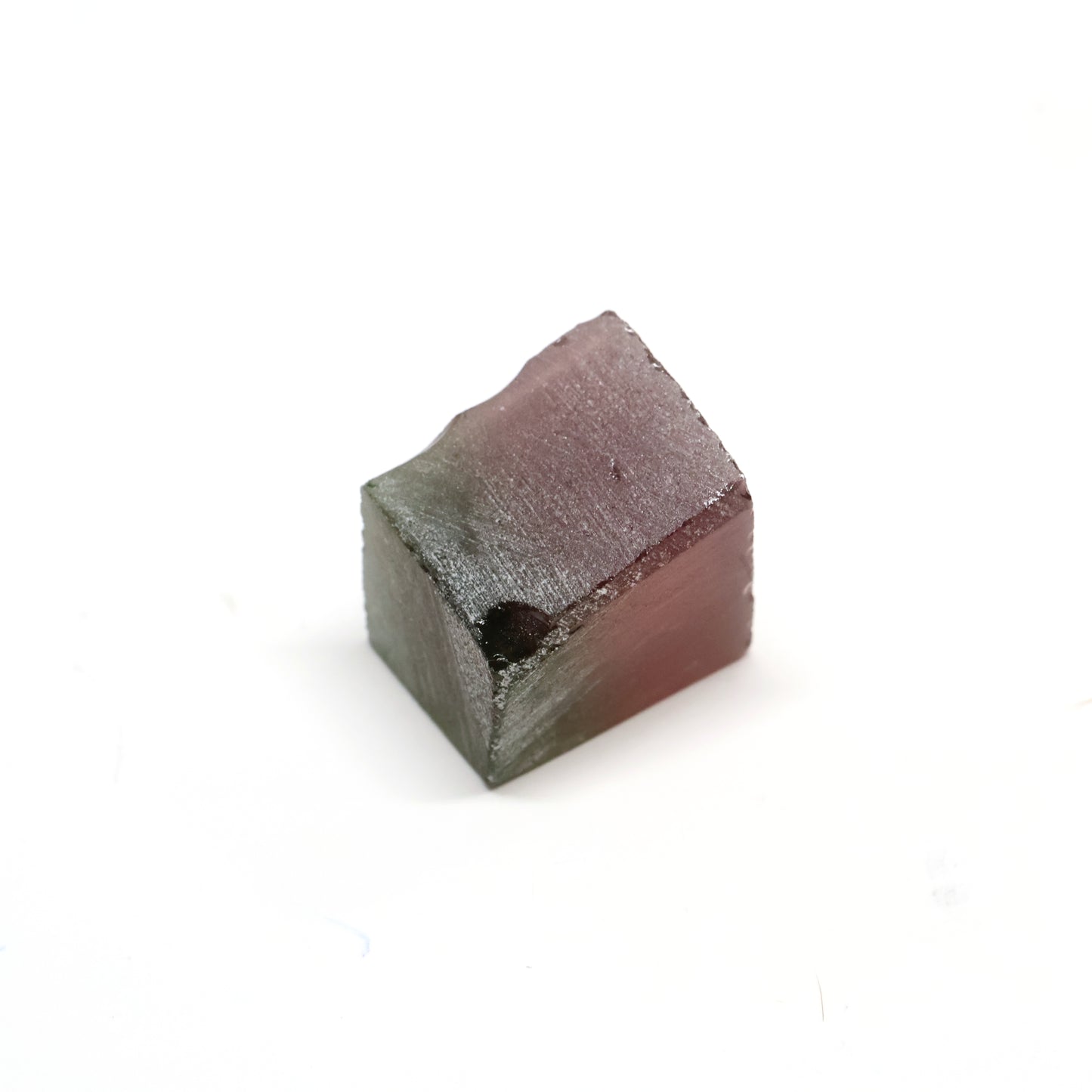 Nanosital Simulated Watermelon Tourmaline (New Style) Lab Created Faceting Rough for Gem Cutting -Various Sizes