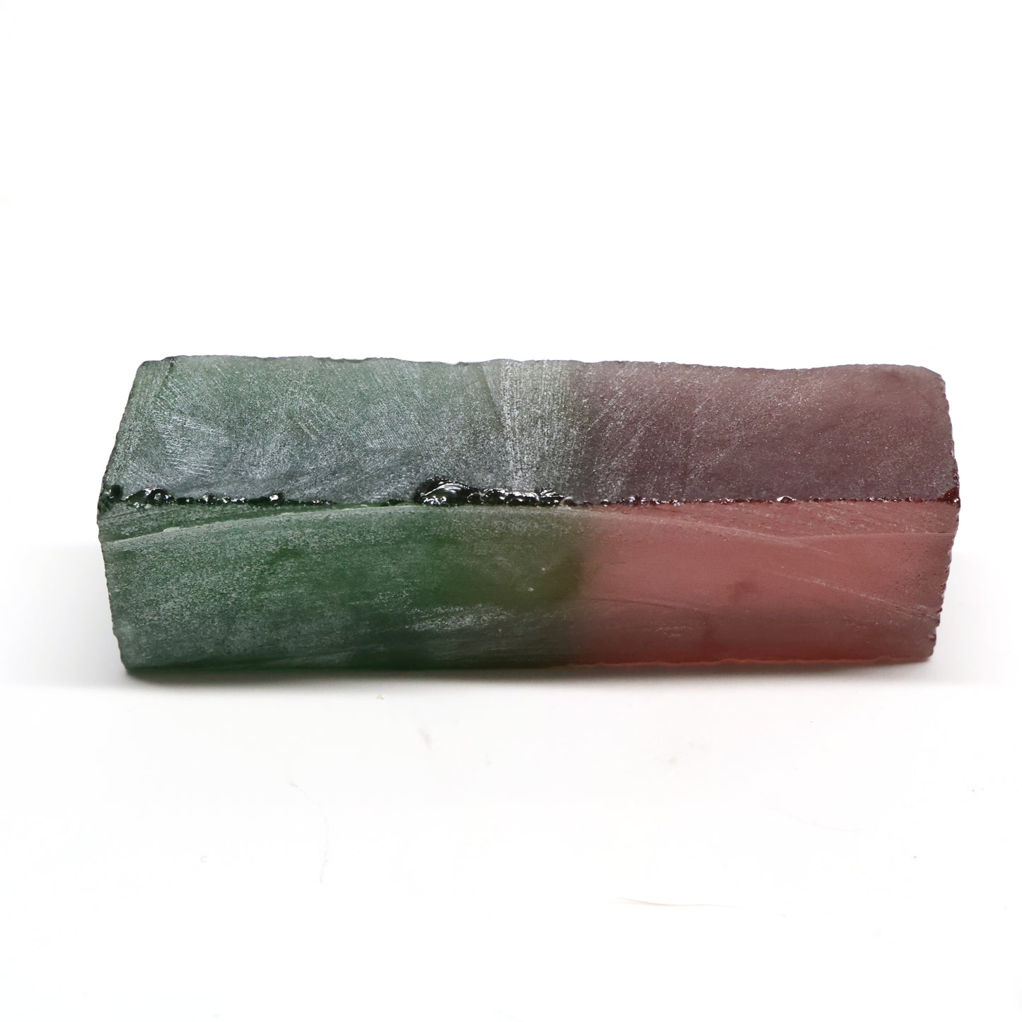 Nanosital Simulated Watermelon Tourmaline (New Style) Lab Created Faceting Rough for Gem Cutting -Various Sizes