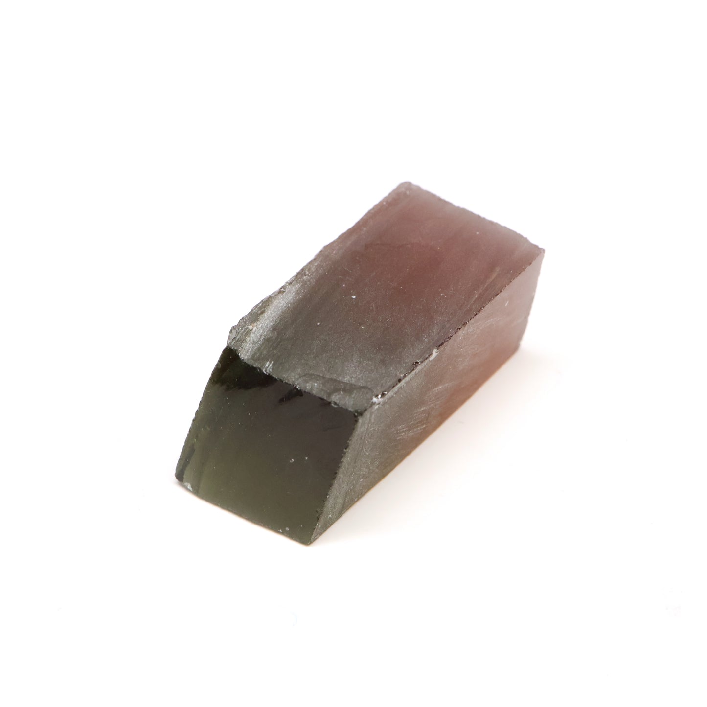 Nanosital Simulated Watermelon Tourmaline (New Style) Lab Created Faceting Rough for Gem Cutting -Various Sizes