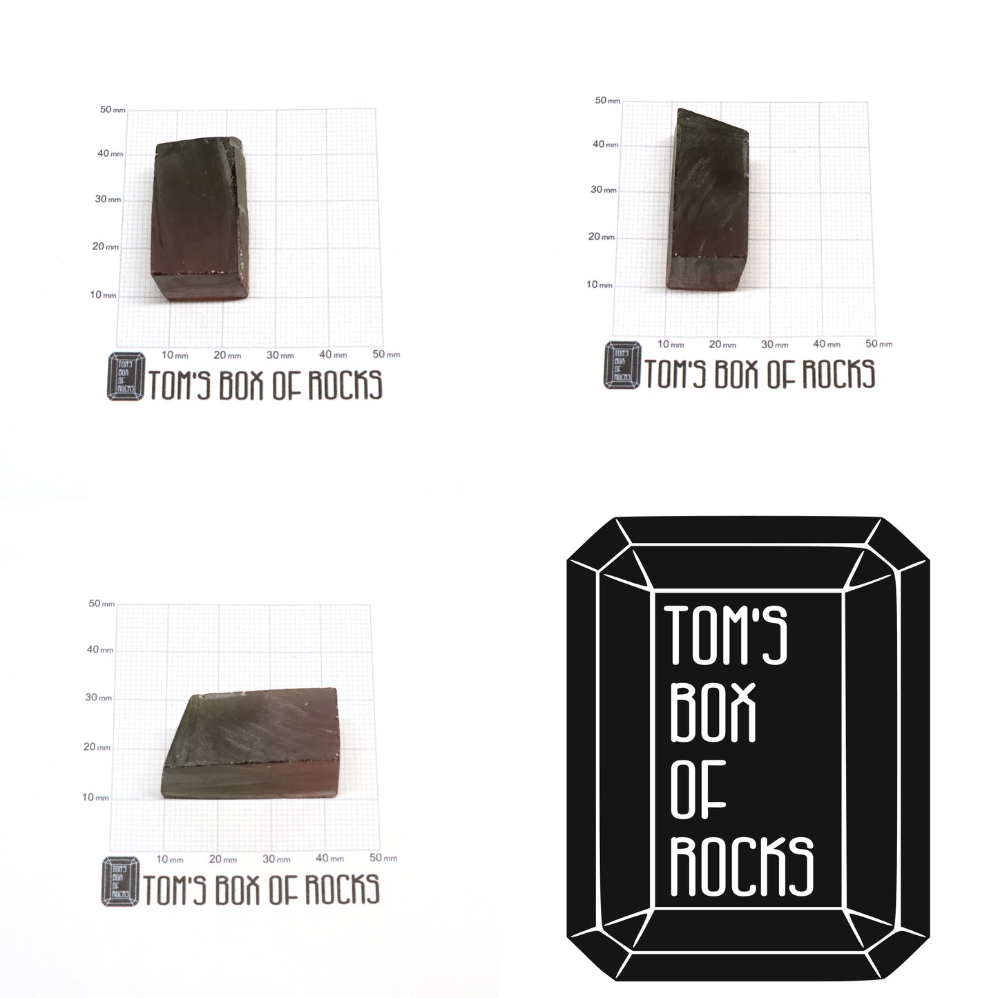 Nanosital Simulated Watermelon Tourmaline (New Style) Lab Created Faceting Rough for Gem Cutting -Various Sizes