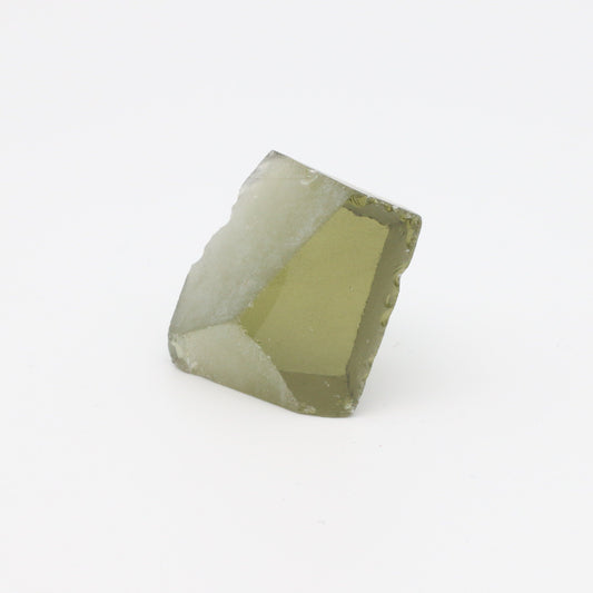 Nanosital Simulated Peridot Lab Created Faceting Rough for Gem Cutting - #14 - Various Sizes #BEGIN