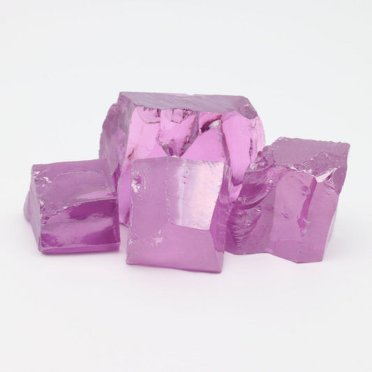 Rose Cubic Zirconia Faceting Rough for Gem Cutting - Various Sizes #BEGIN