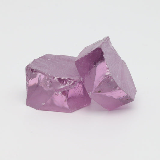 Royal Diamond Cubic Zirconia Faceting Rough for Gem Cutting - Various Sizes #BEGIN