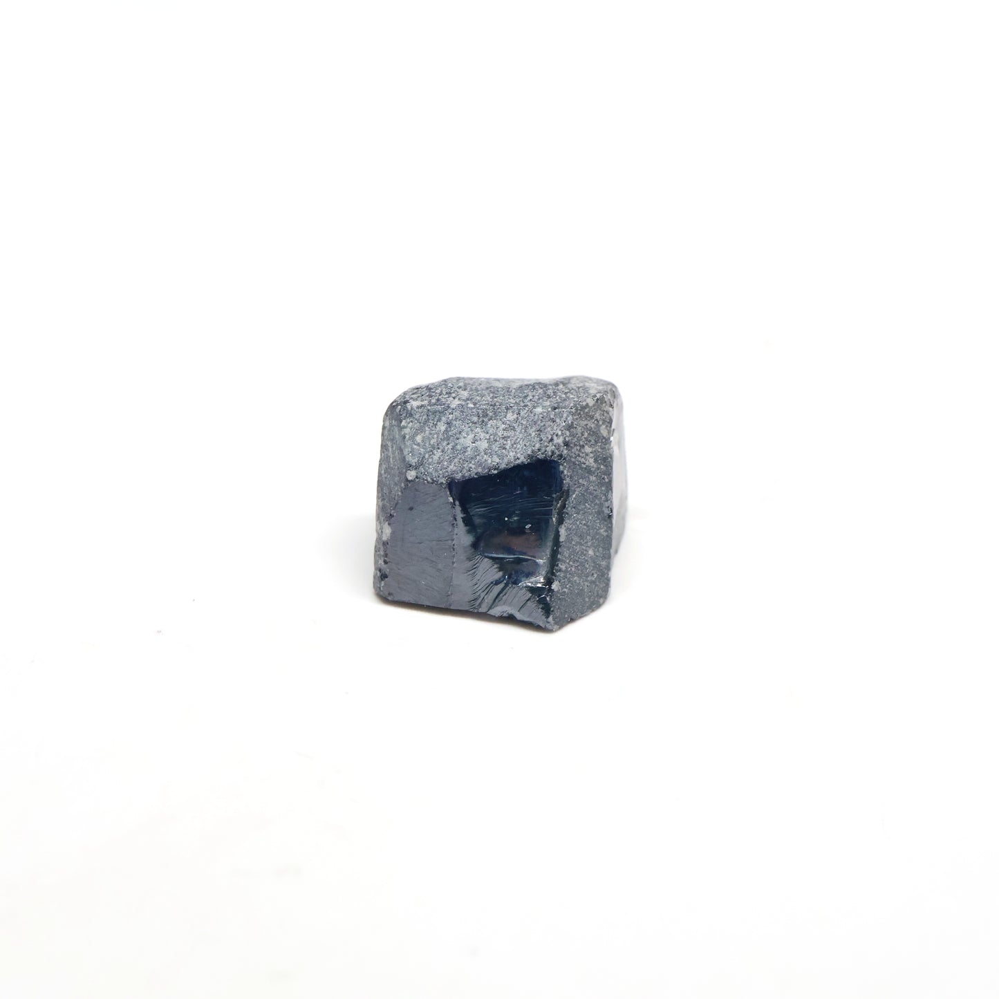 Blue Synthetic Rutile Grade A - Faceting Rough