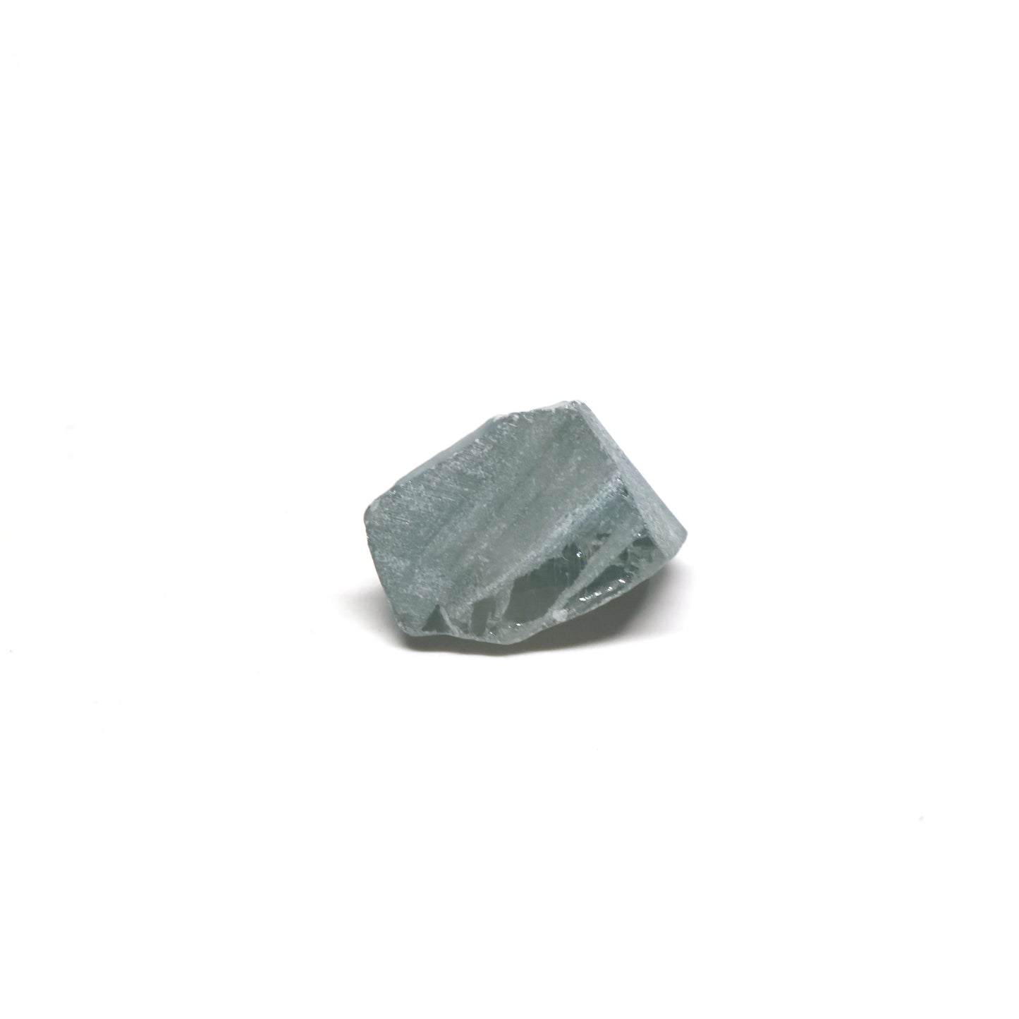 Blue Green Synthetic Rutile Grade A - Faceting Rough