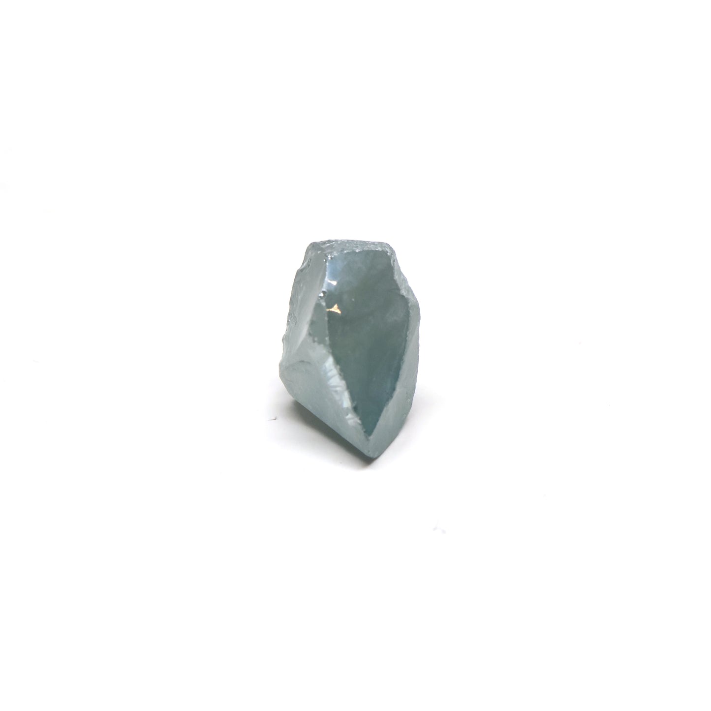 Blue Green Synthetic Rutile Grade A - Faceting Rough