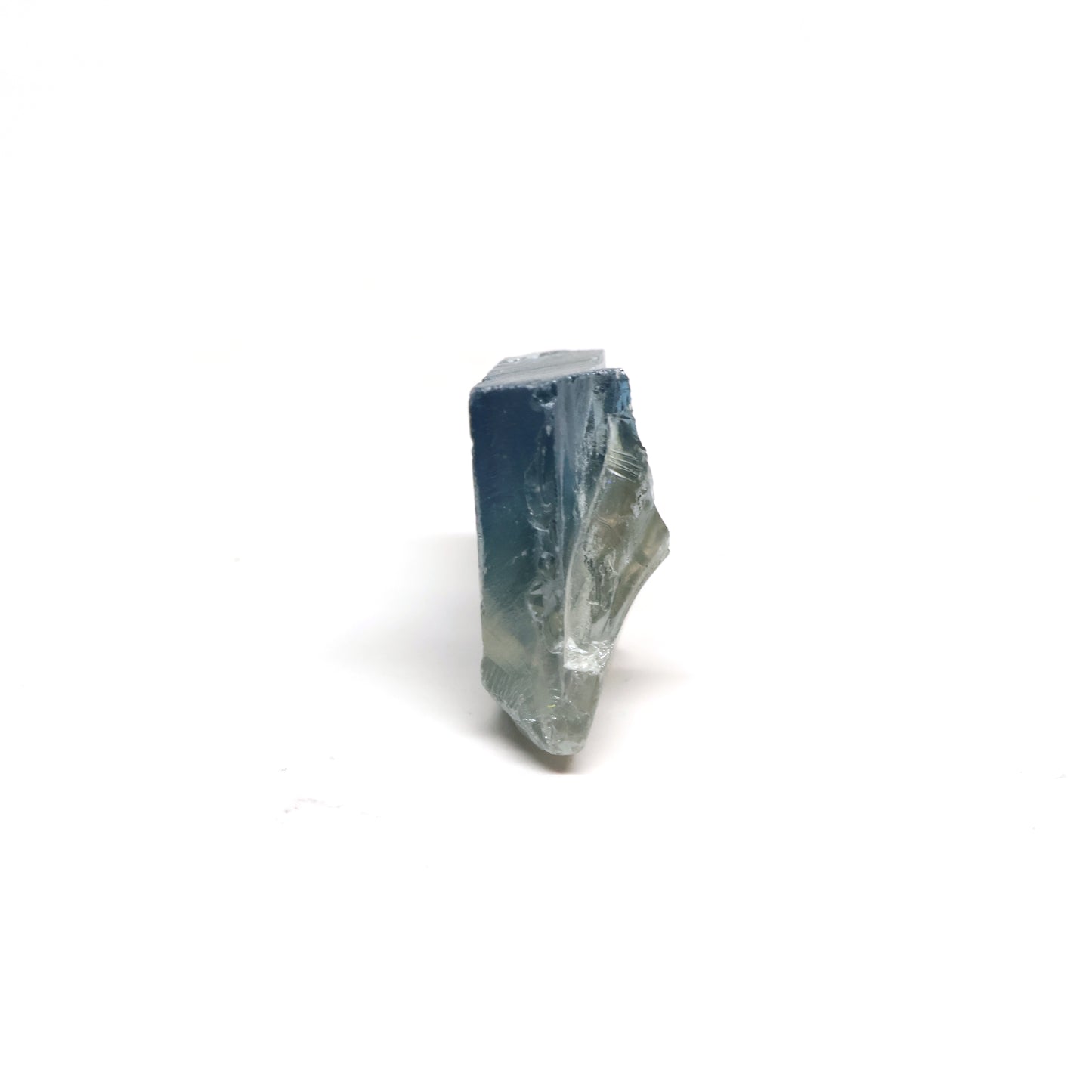 Blue Green Synthetic Rutile Grade A - Faceting Rough