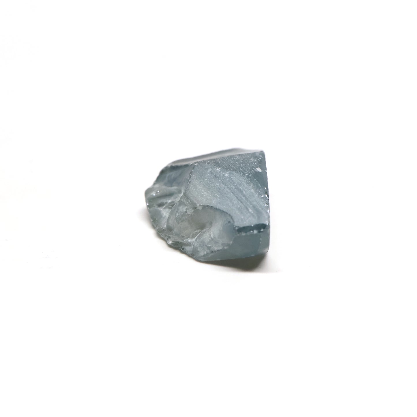 Blue Green Synthetic Rutile Grade A - Faceting Rough