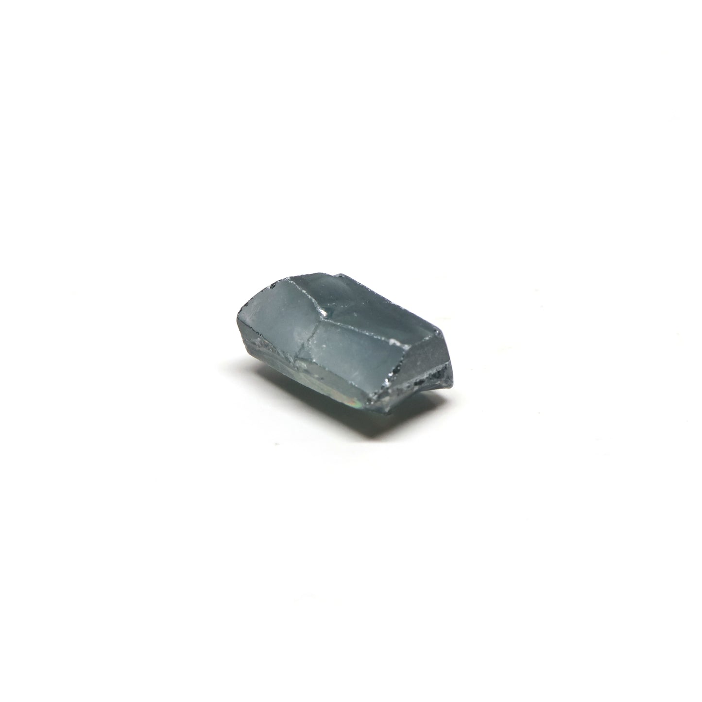 Blue Green Synthetic Rutile Grade A - Faceting Rough