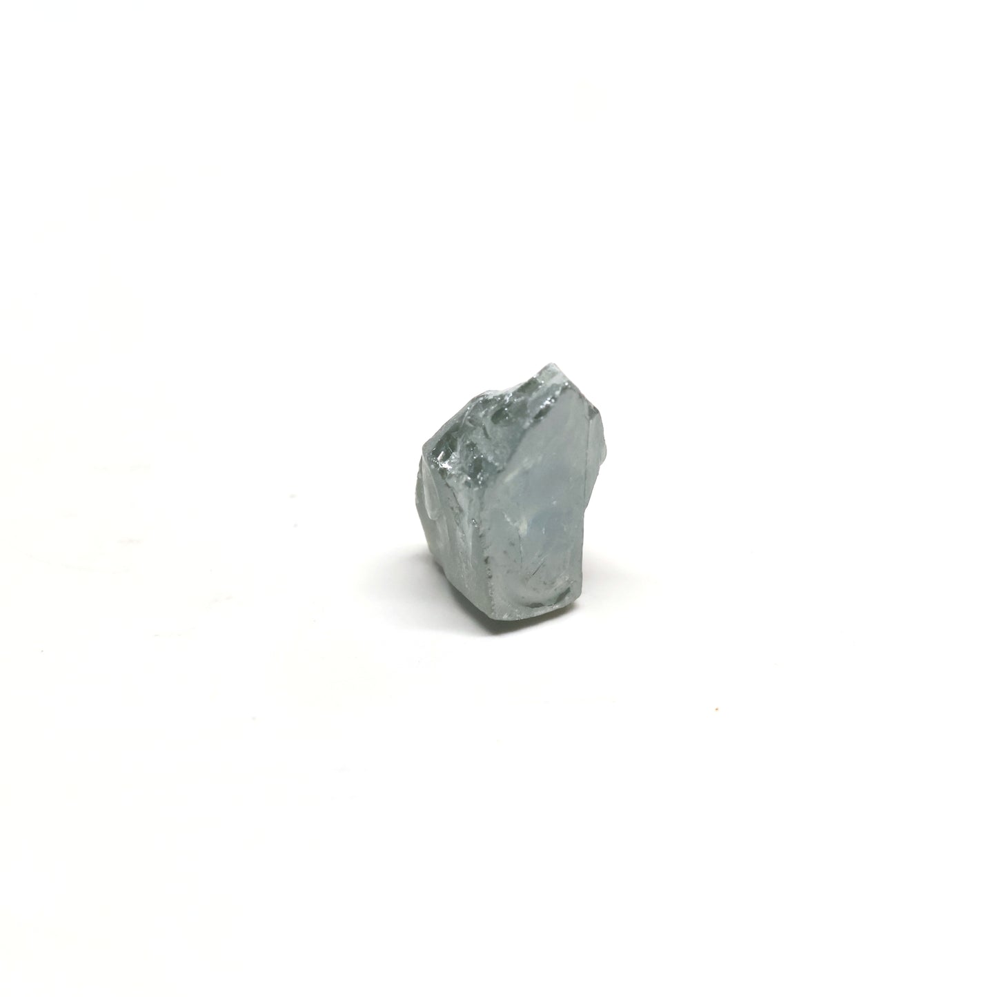 Blue Green Synthetic Rutile Grade A - Faceting Rough