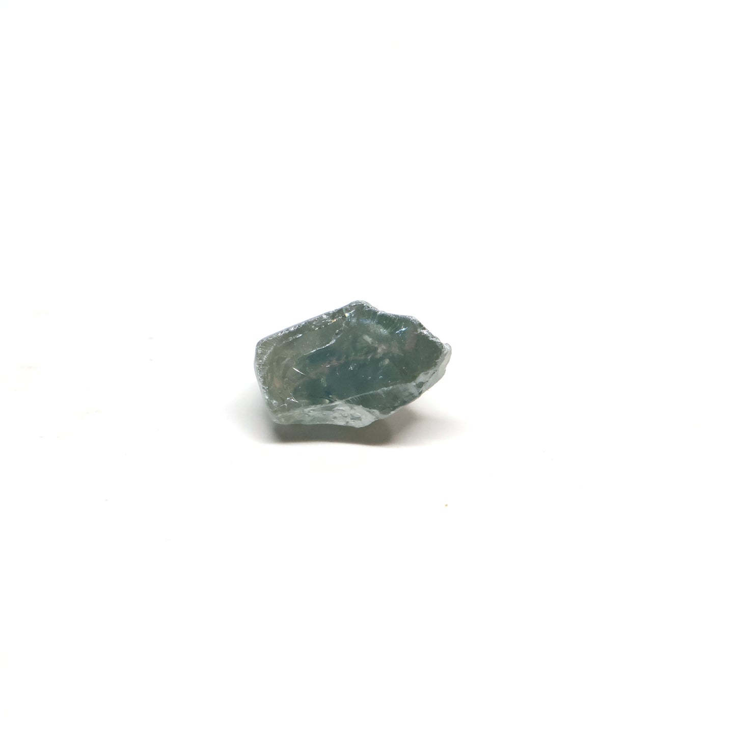 Blue Green Synthetic Rutile Grade A - Faceting Rough