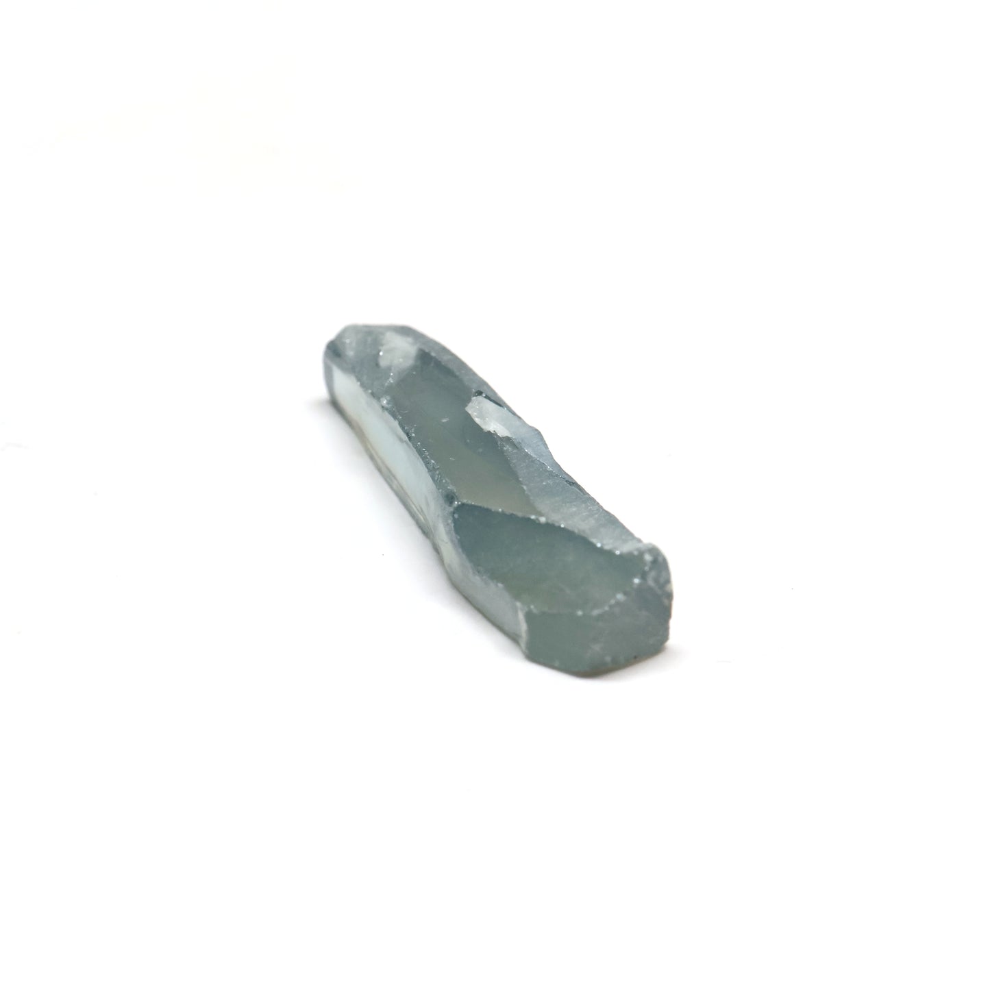 Blue Green Synthetic Rutile Grade A - Faceting Rough
