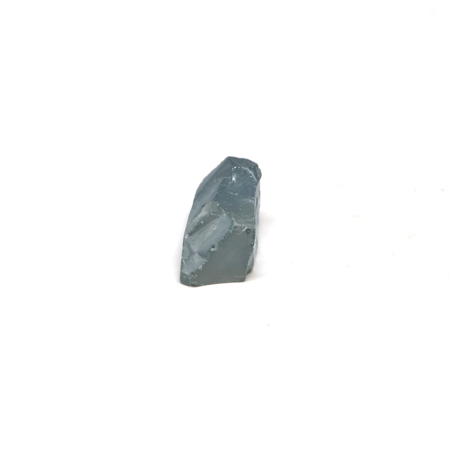 Blue Green Synthetic Rutile Grade A - Faceting Rough
